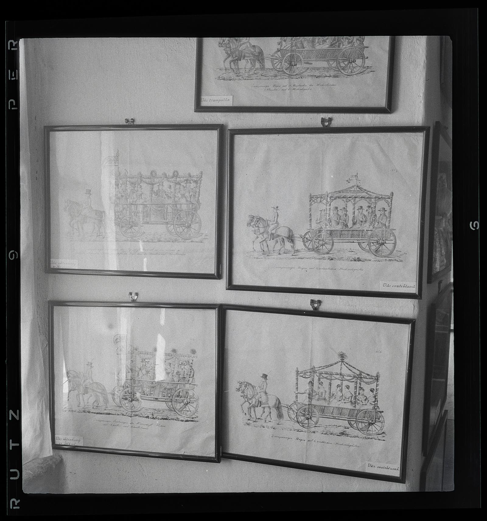 Náhledový obrázek Svatební průvod při korunovačních slavnostech 1836 z Prachenska. Museum v Písku - 1