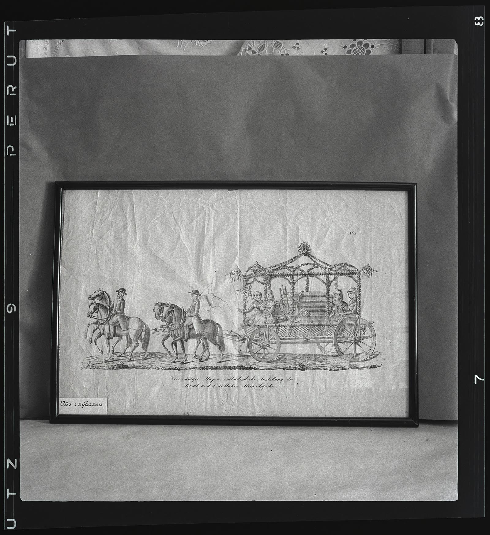 Náhledový obrázek Svatební průvod při korunovačních slavnostech 1836 z Prachenska. Museum v Písku - 1