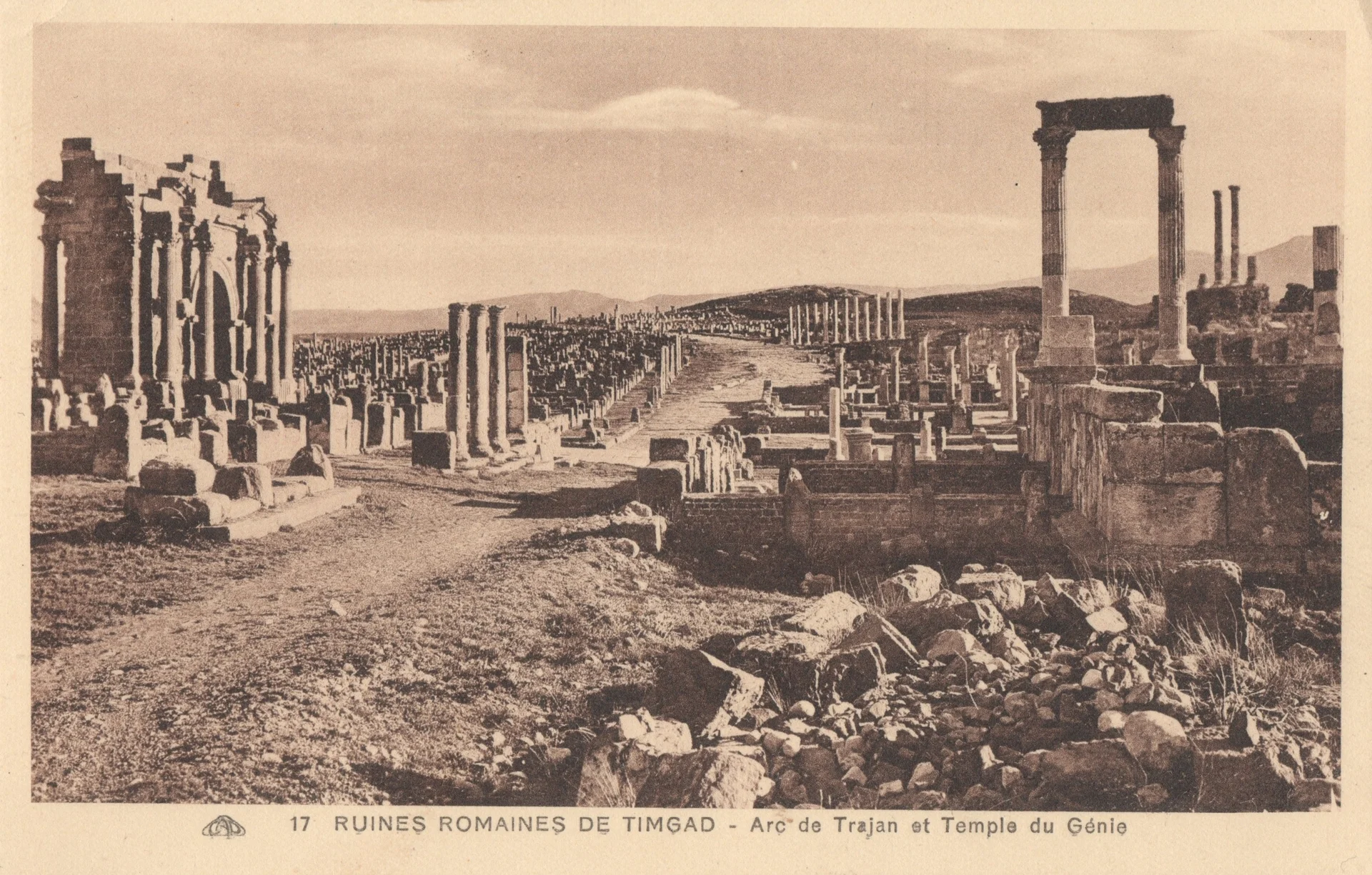 Obrázek Zříceniny města Timgad