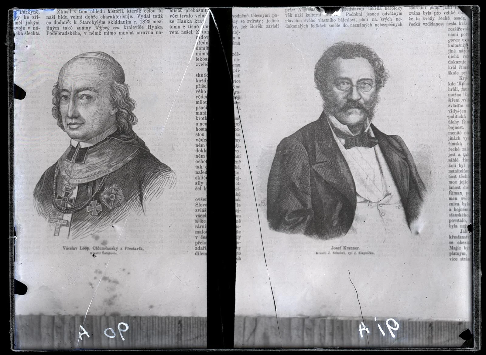 Obrázek Václav Leopold Chlumčanský z Přestavlk a Josef Kranner