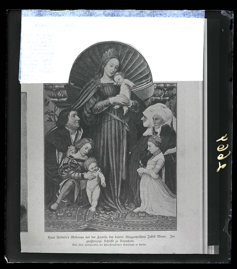 Náhledový obrázek Madonna s rodinou měšťana Jacoba Meyera - 1