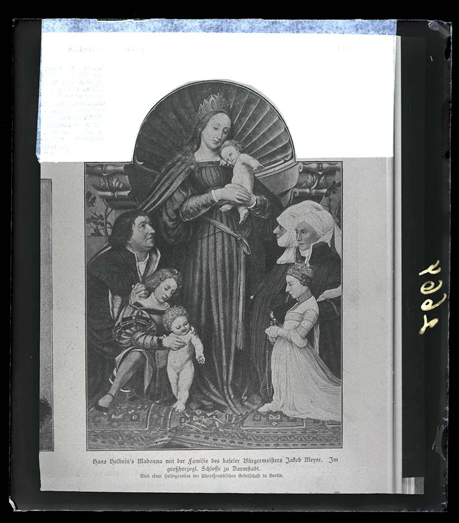 Obrázek Madonna s rodinou měšťana Jacoba Meyera