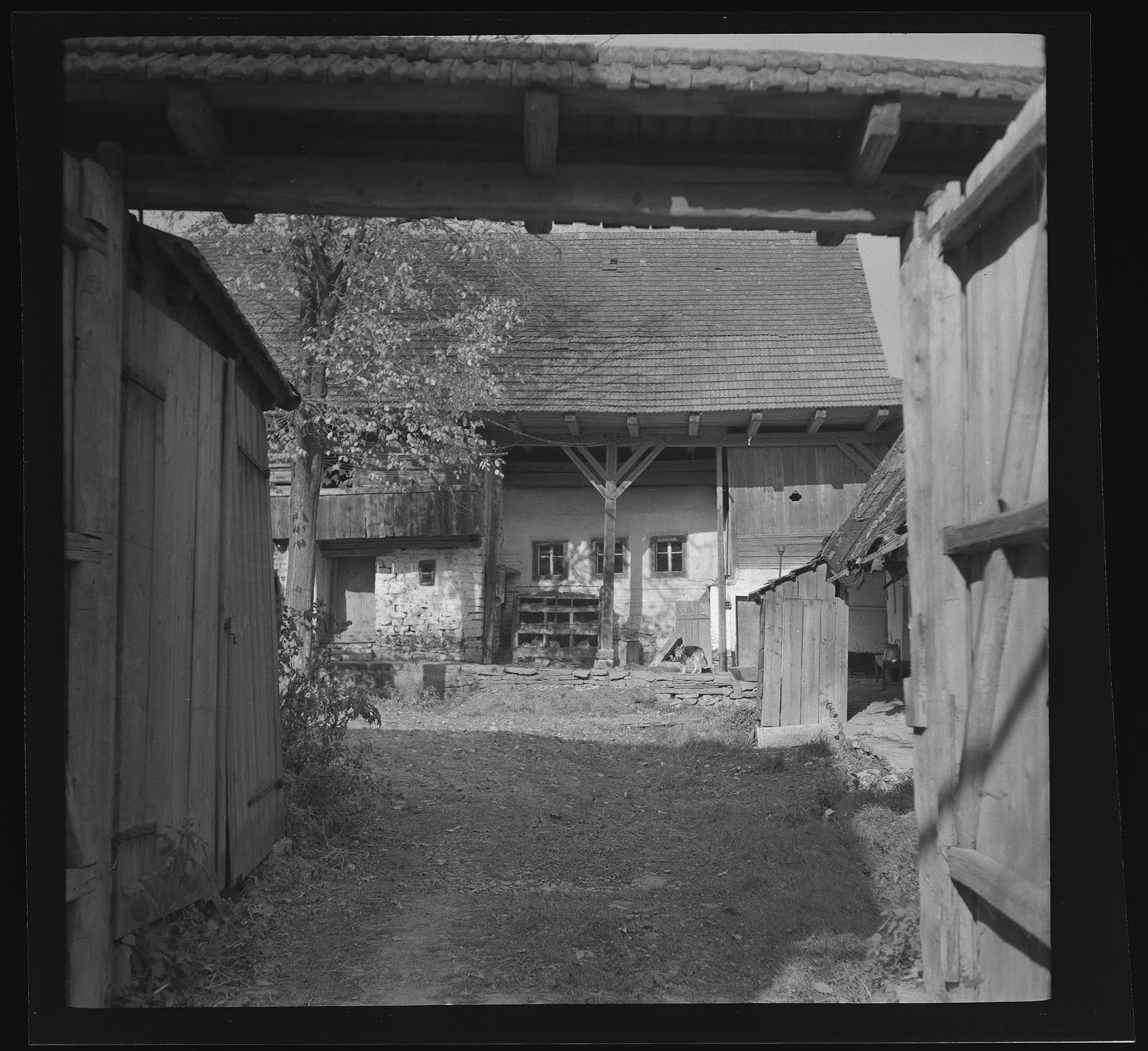 Náhledový obrázek Čistá (od r. 1961) Litrbachy - náhled do dvora - 1
