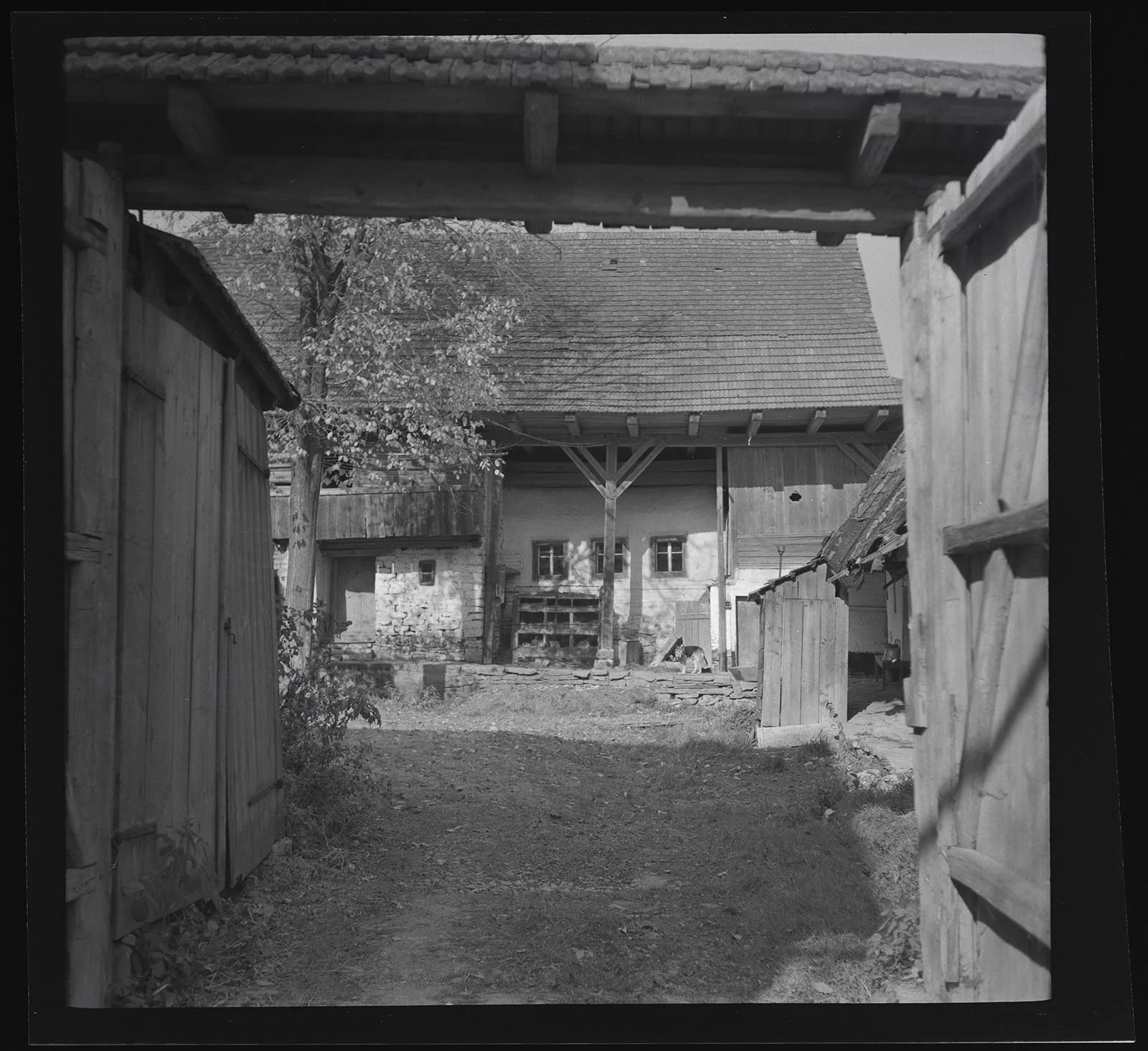 Obrázek Čistá (od r. 1961) Litrbachy - náhled do dvora