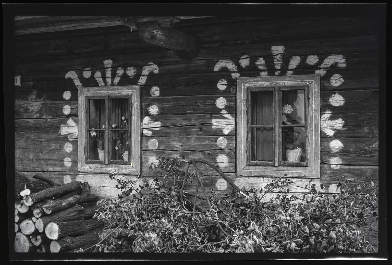 Obrázek Detail chalupy - okna