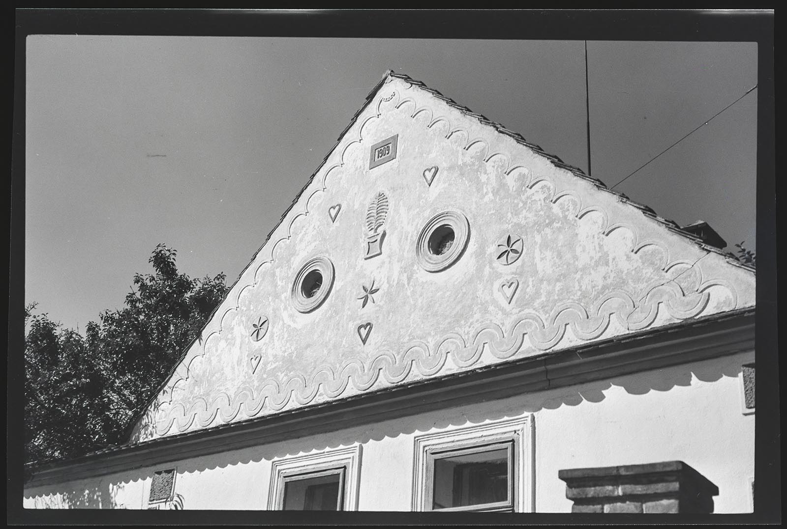 Náhledový obrázek Nedvědice 9, ob. stavení 1909 - 1