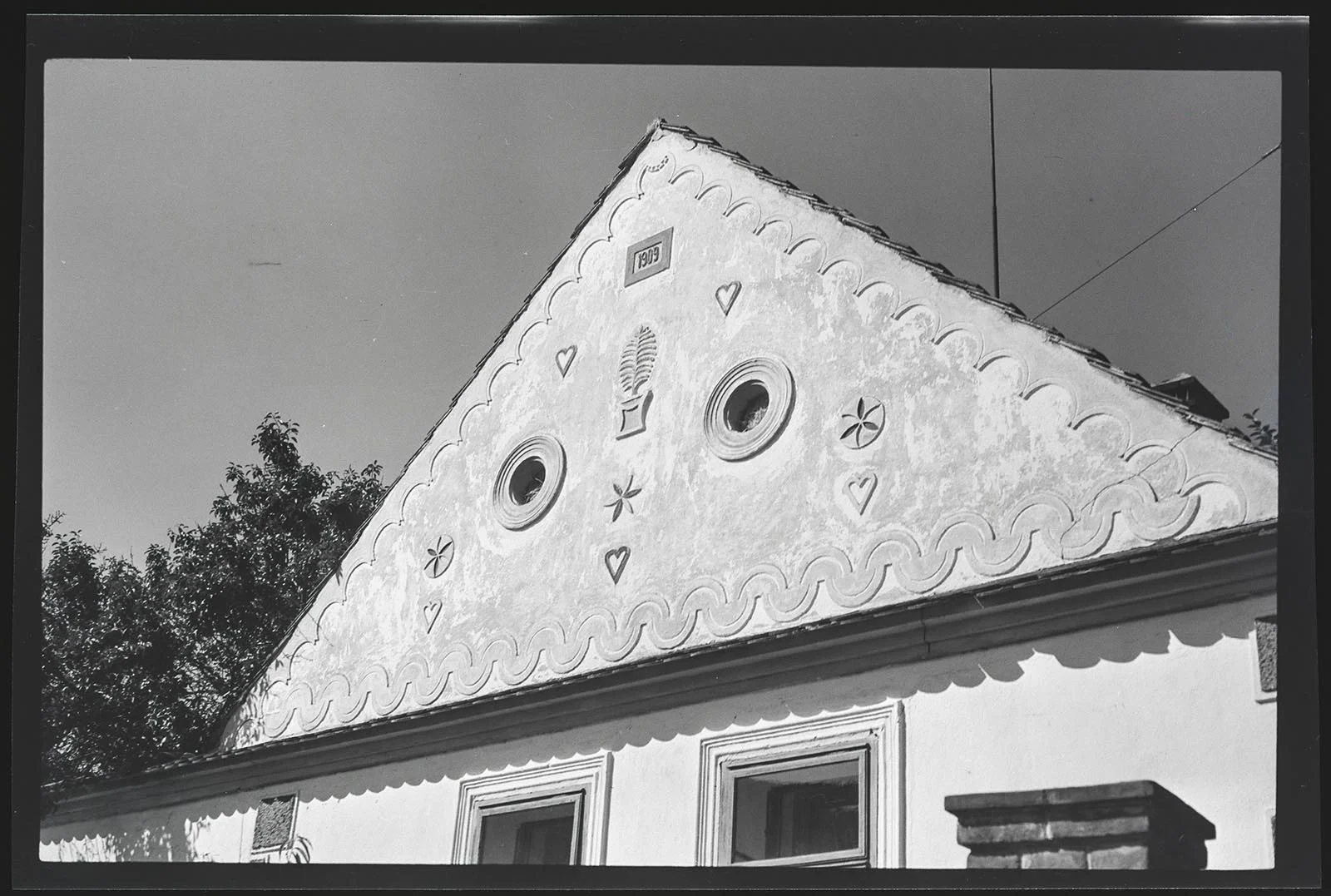 Obrázek Nedvědice 9, ob. stavení 1909