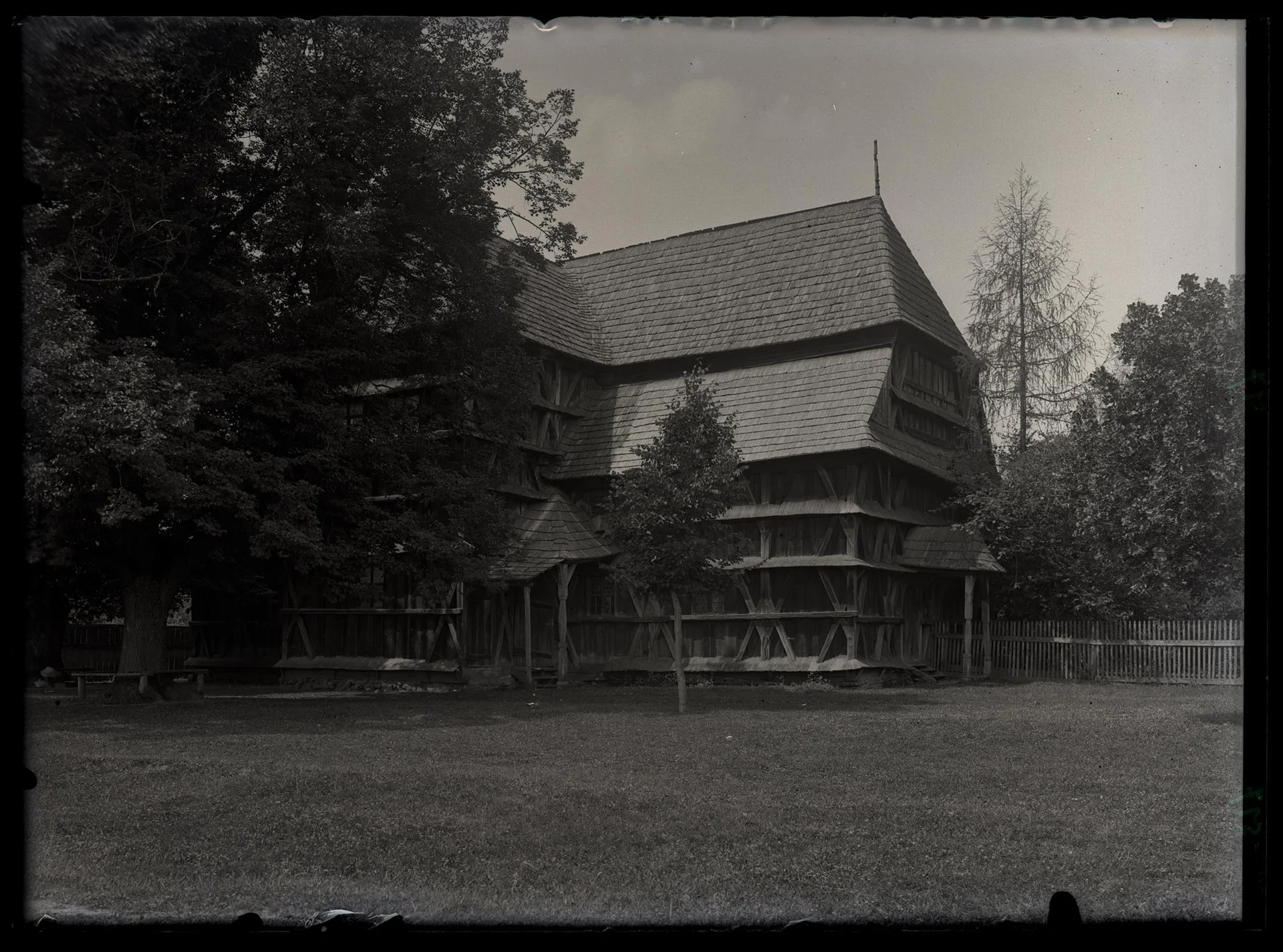 Obrázek Dřevěný artikulární evangel. Kostel, UNESCO,1726,ve tvaru kříže