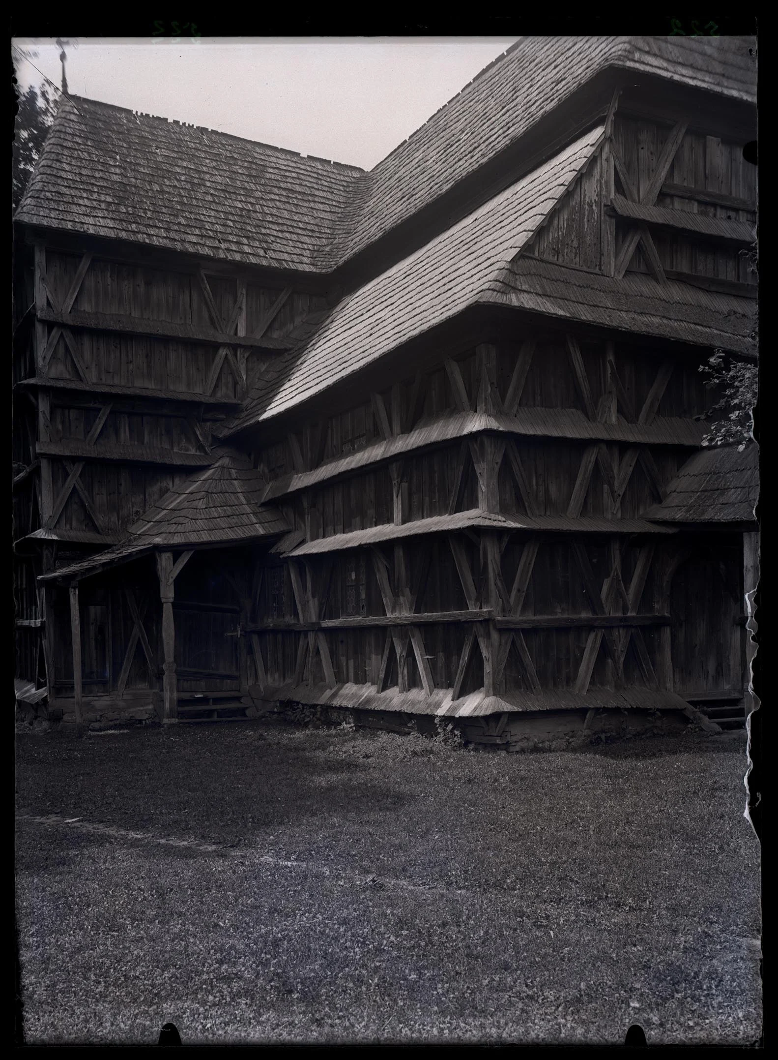 Obrázek Dřevěný evan. Kostel, Unesco,1726,ve tvaru kříže