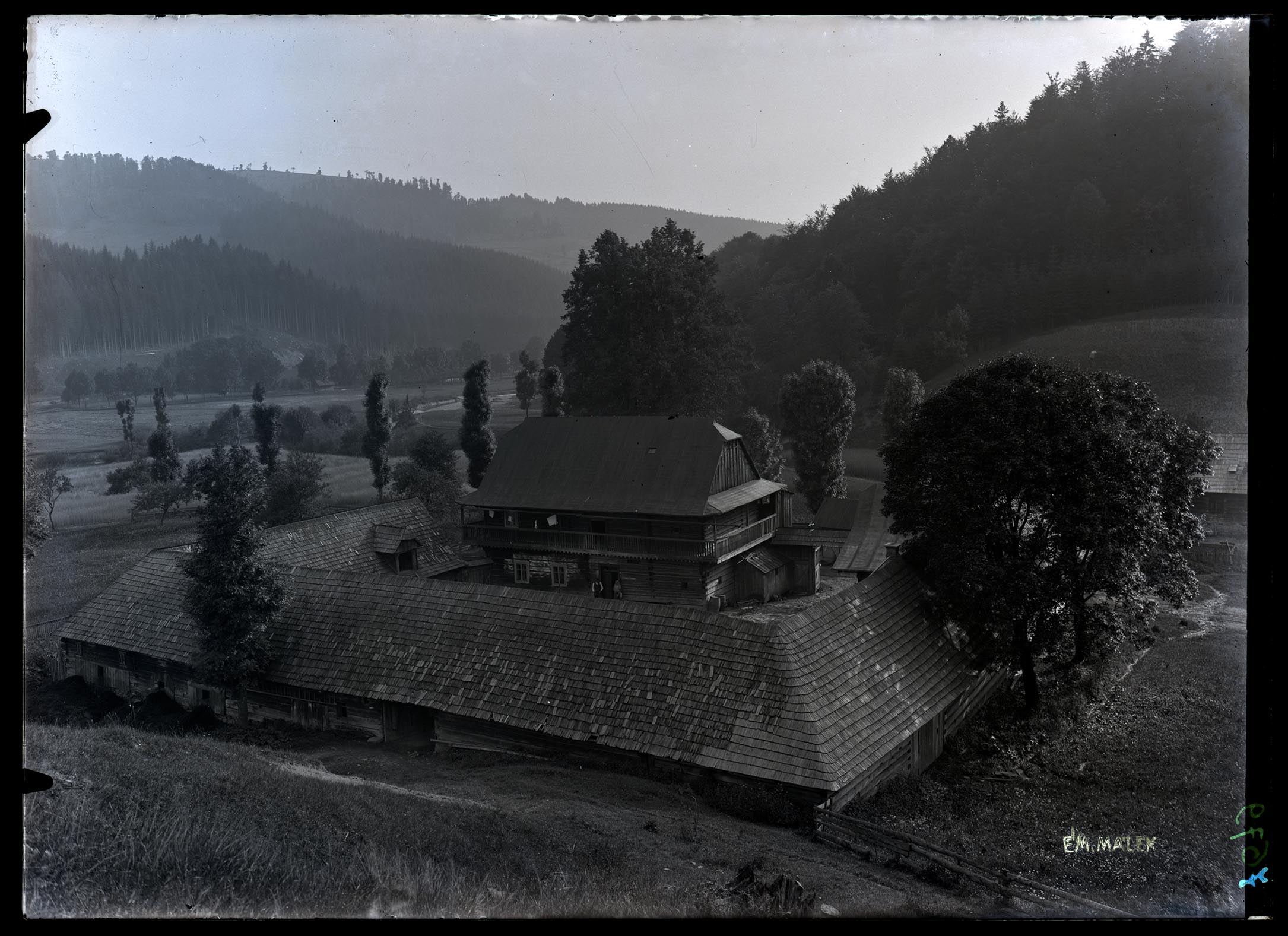 Náhledový obrázek Velké Karlovice, Bzová, Borákovo fojtství, konec 18. stol, NKP - 1