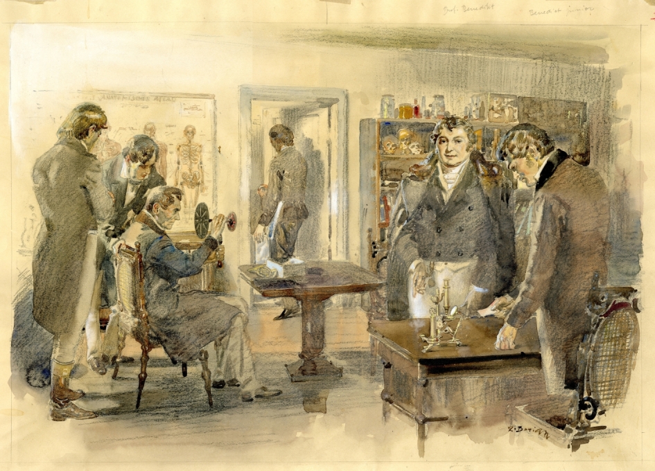 Náhledový obrázek Ilustrace - Purkyně ve Vratislavi - 1