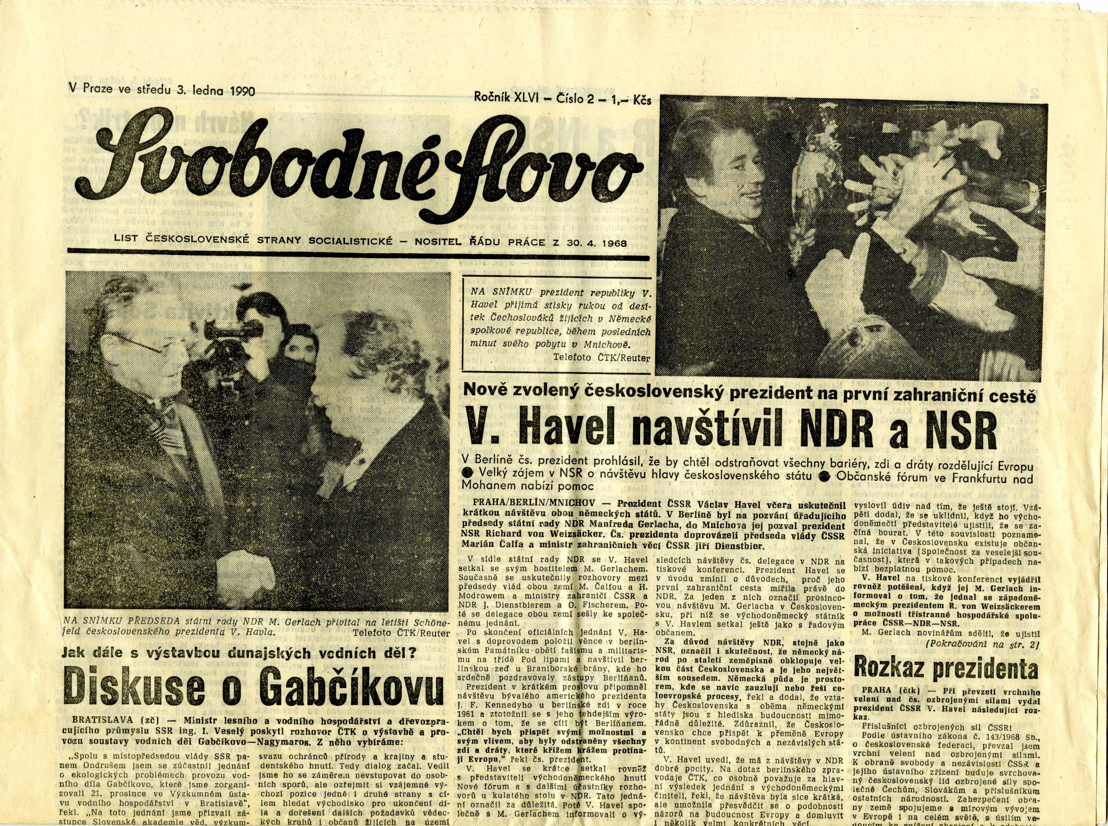 Náhledový obrázek Titulní stránky dobového tisku - 3
