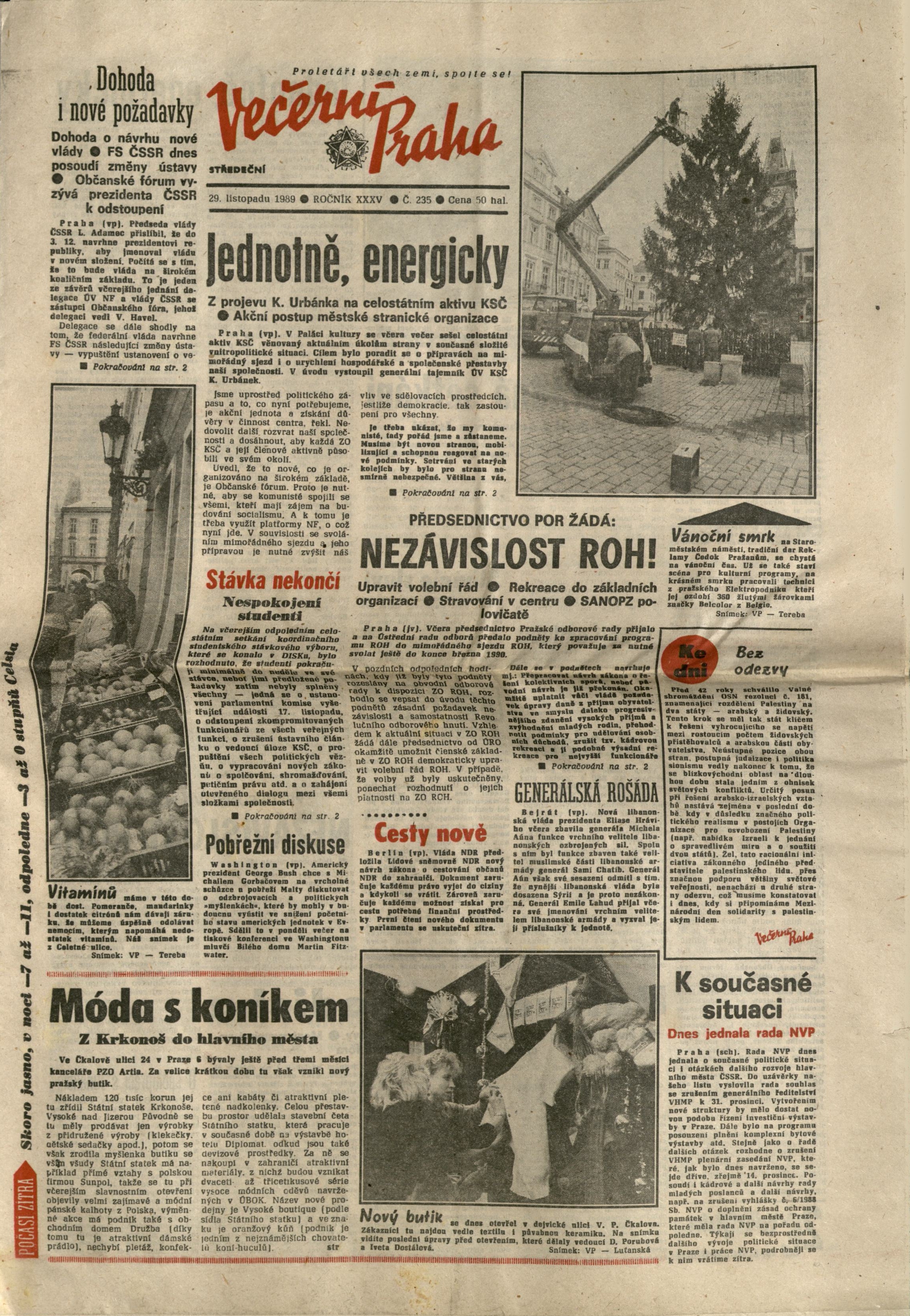 Náhledový obrázek Titulní stránky dobového tisku - 18
