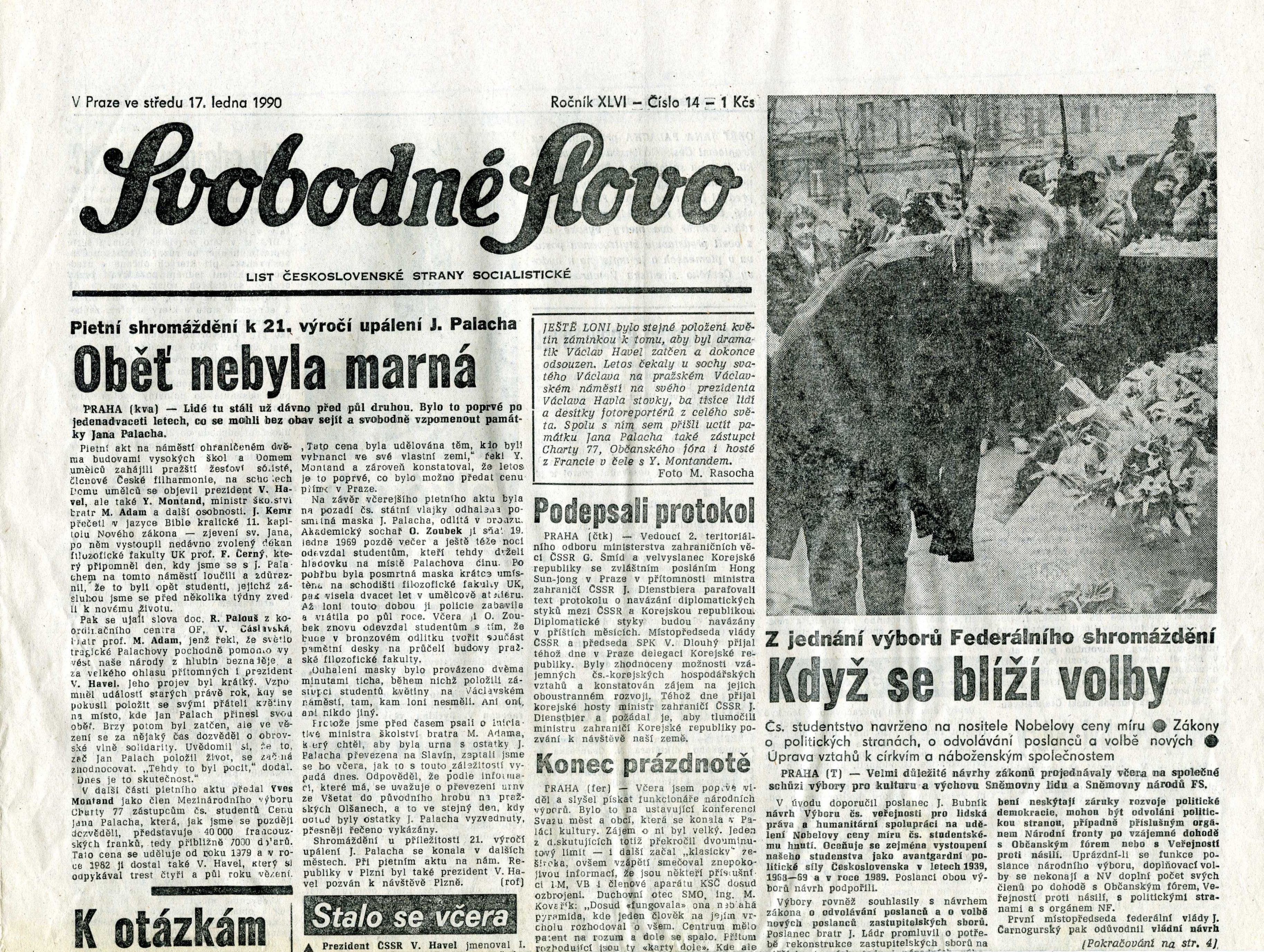 Náhledový obrázek Titulní stránky dobového tisku - 5