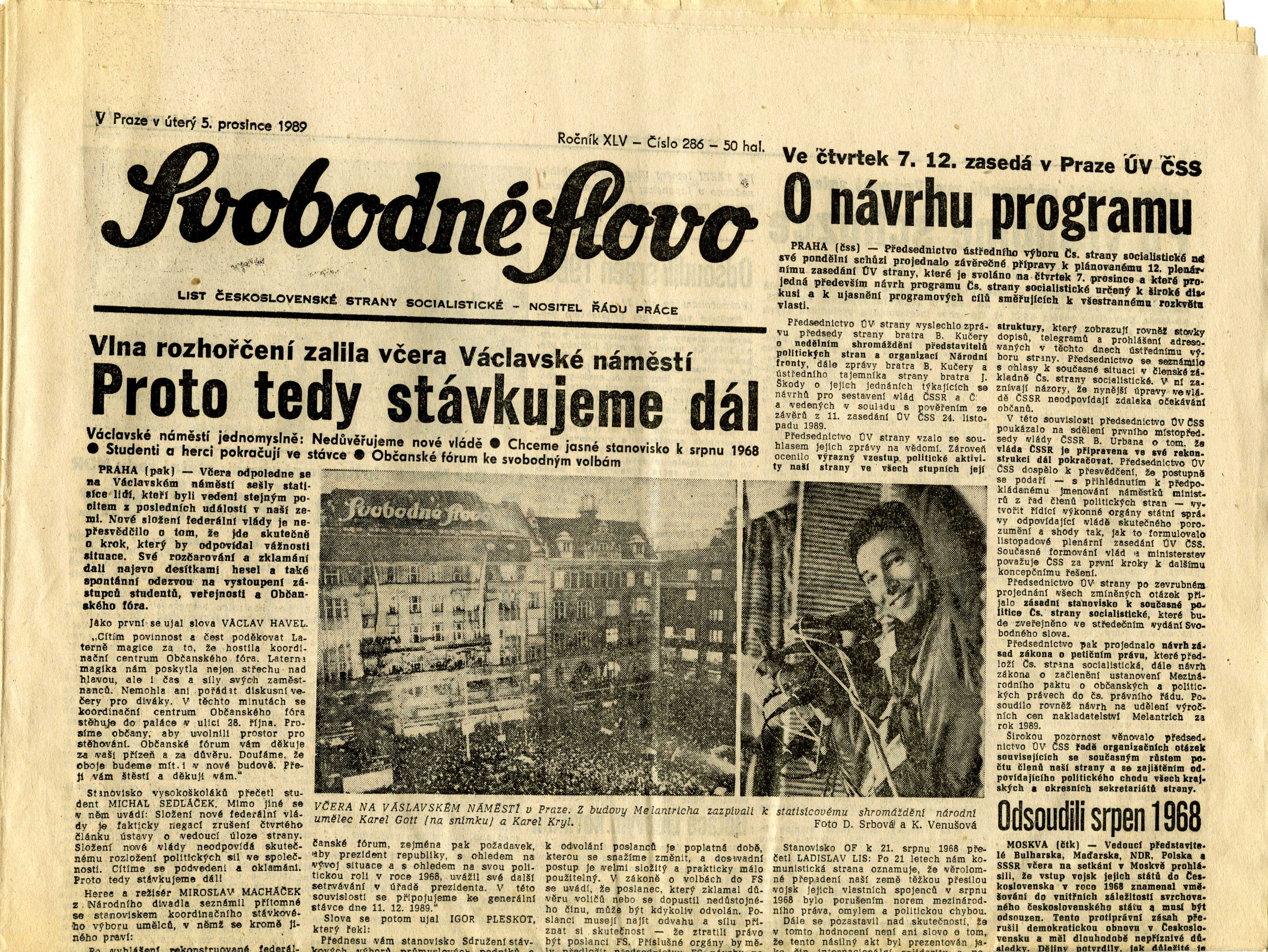 Náhledový obrázek Titulní stránky dobového tisku - 30