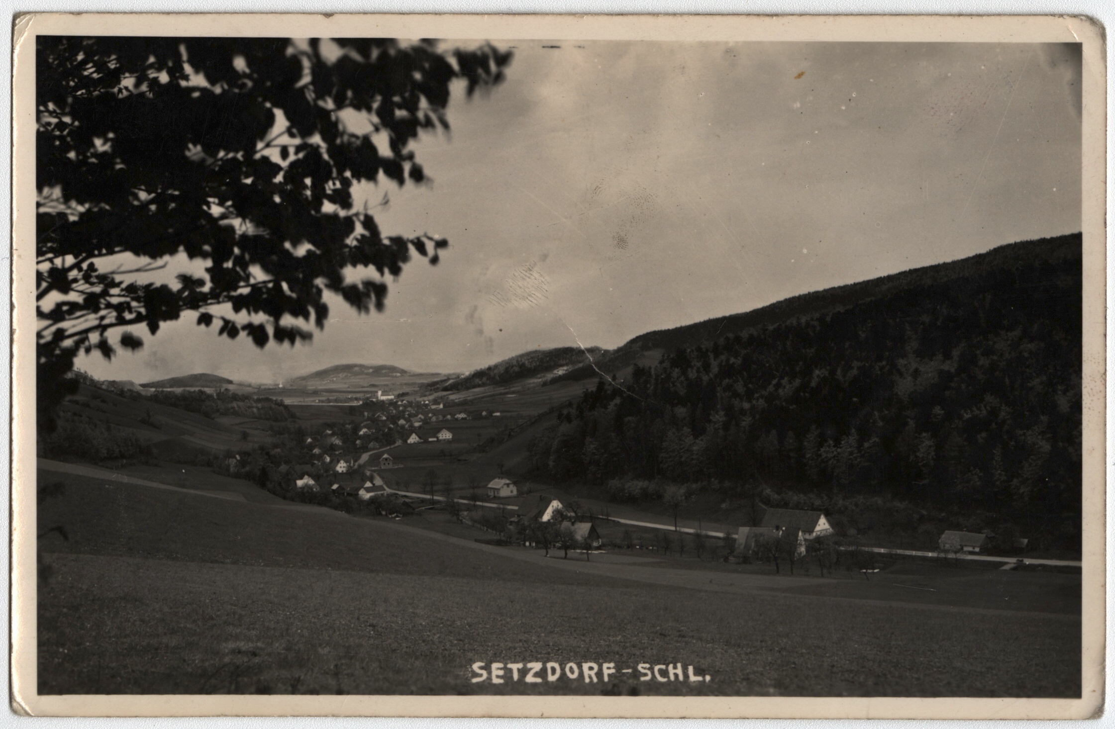 Náhledový obrázek Obec Vápenná na historické fotografii - 1