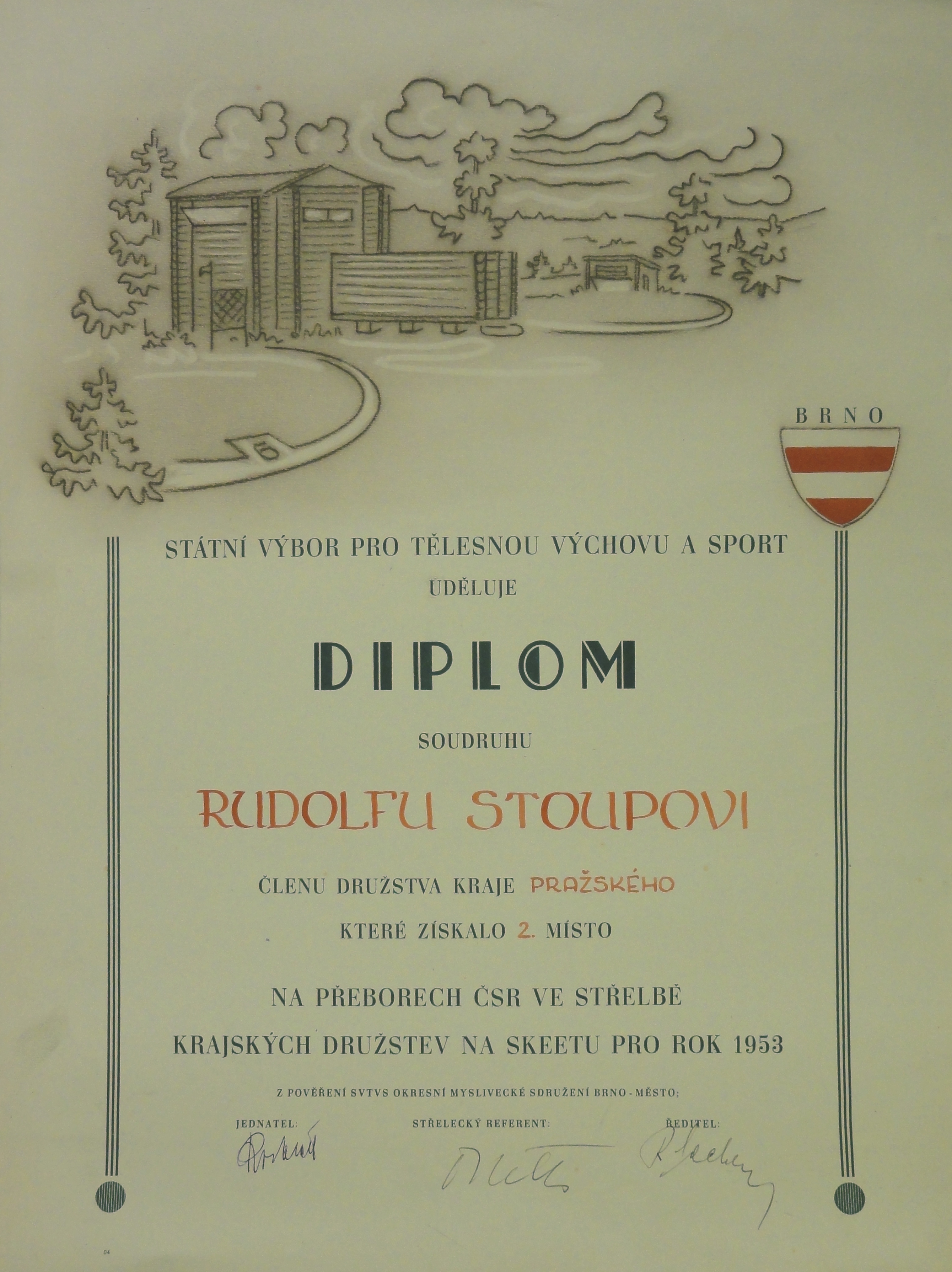 Náhledový obrázek Přebory ČSR ve střelbě - 1