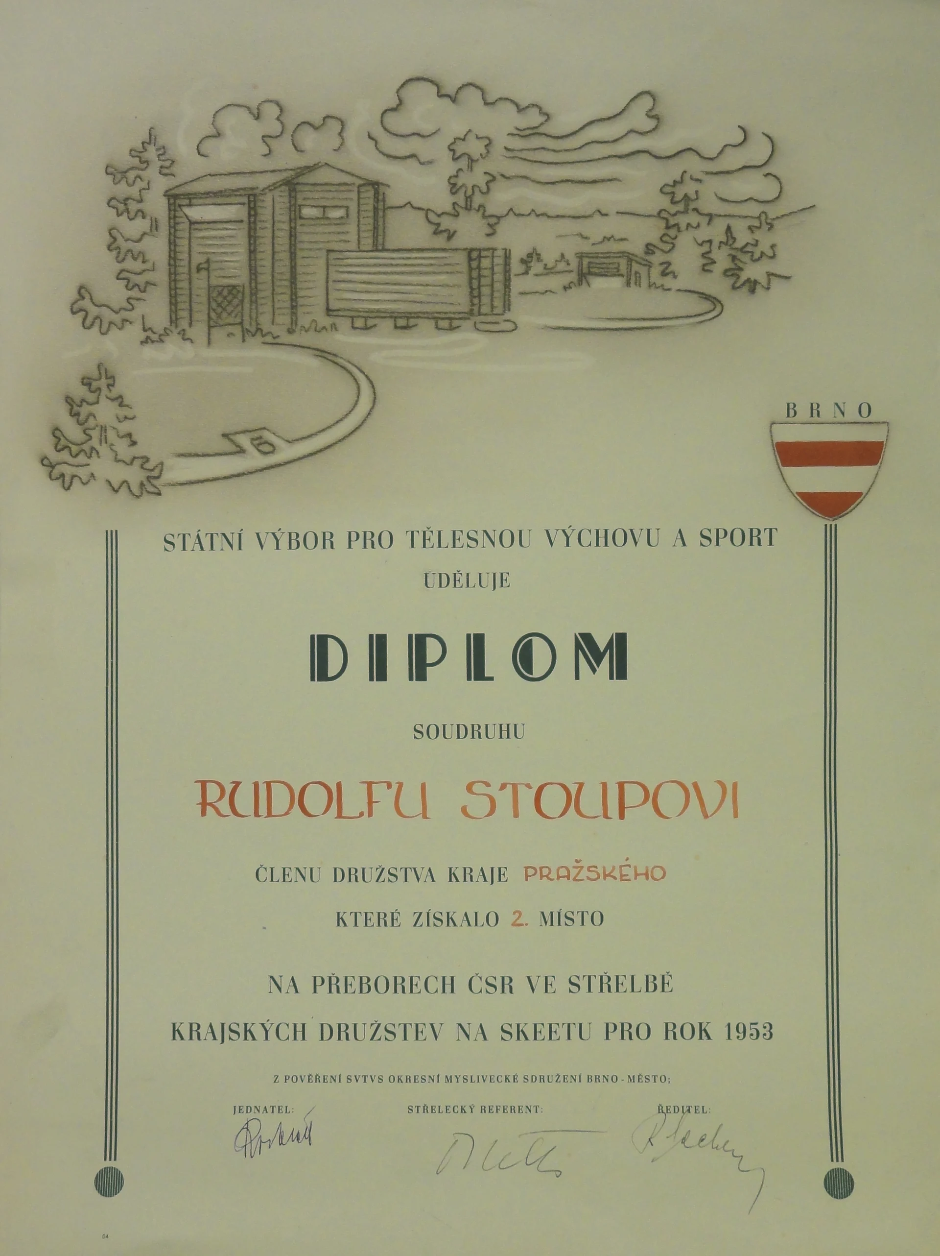 Náhledový obrázek předmětu Přebory ČSR ve střelbě