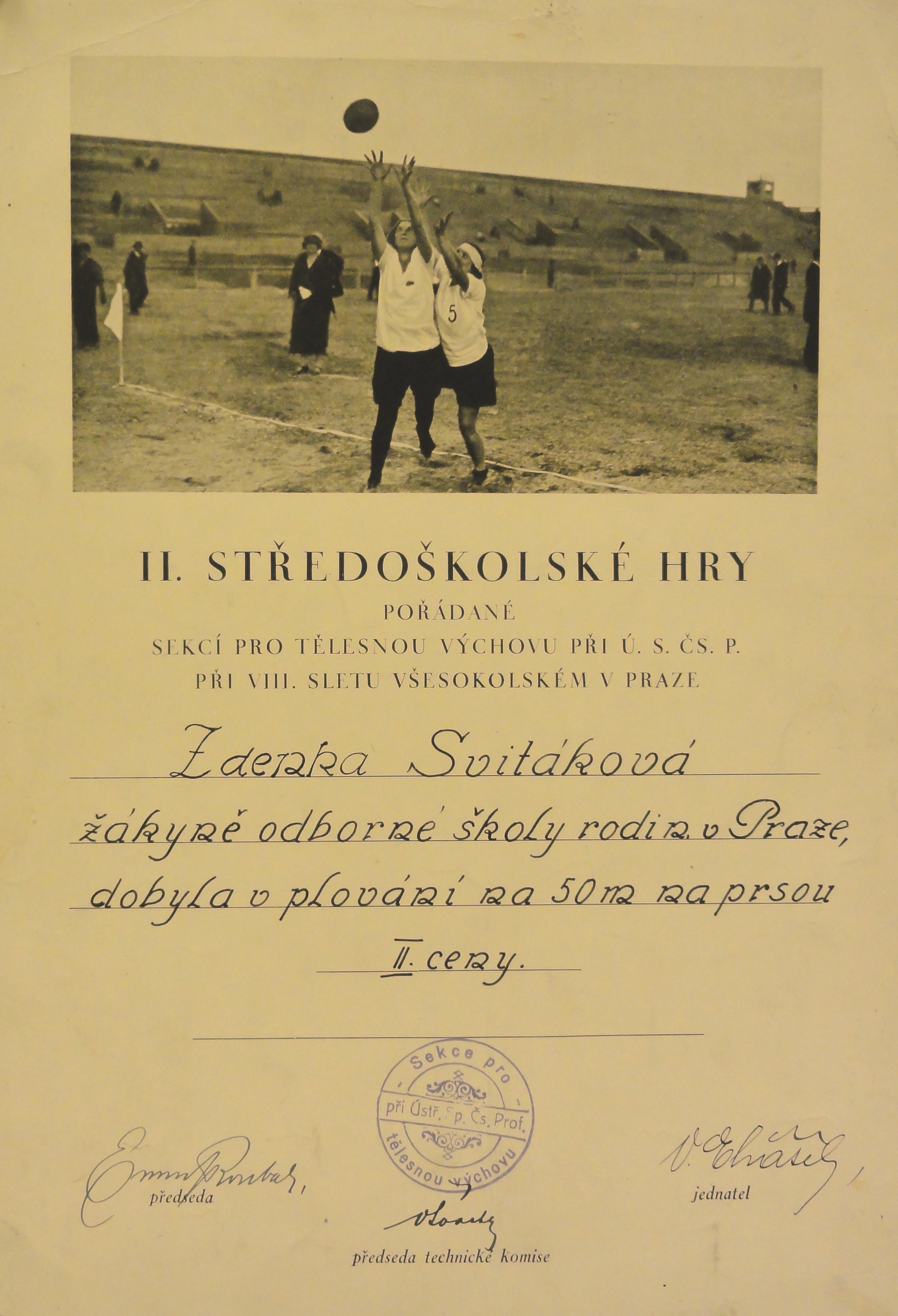Náhledový obrázek Druhé středoškolské hry - 1