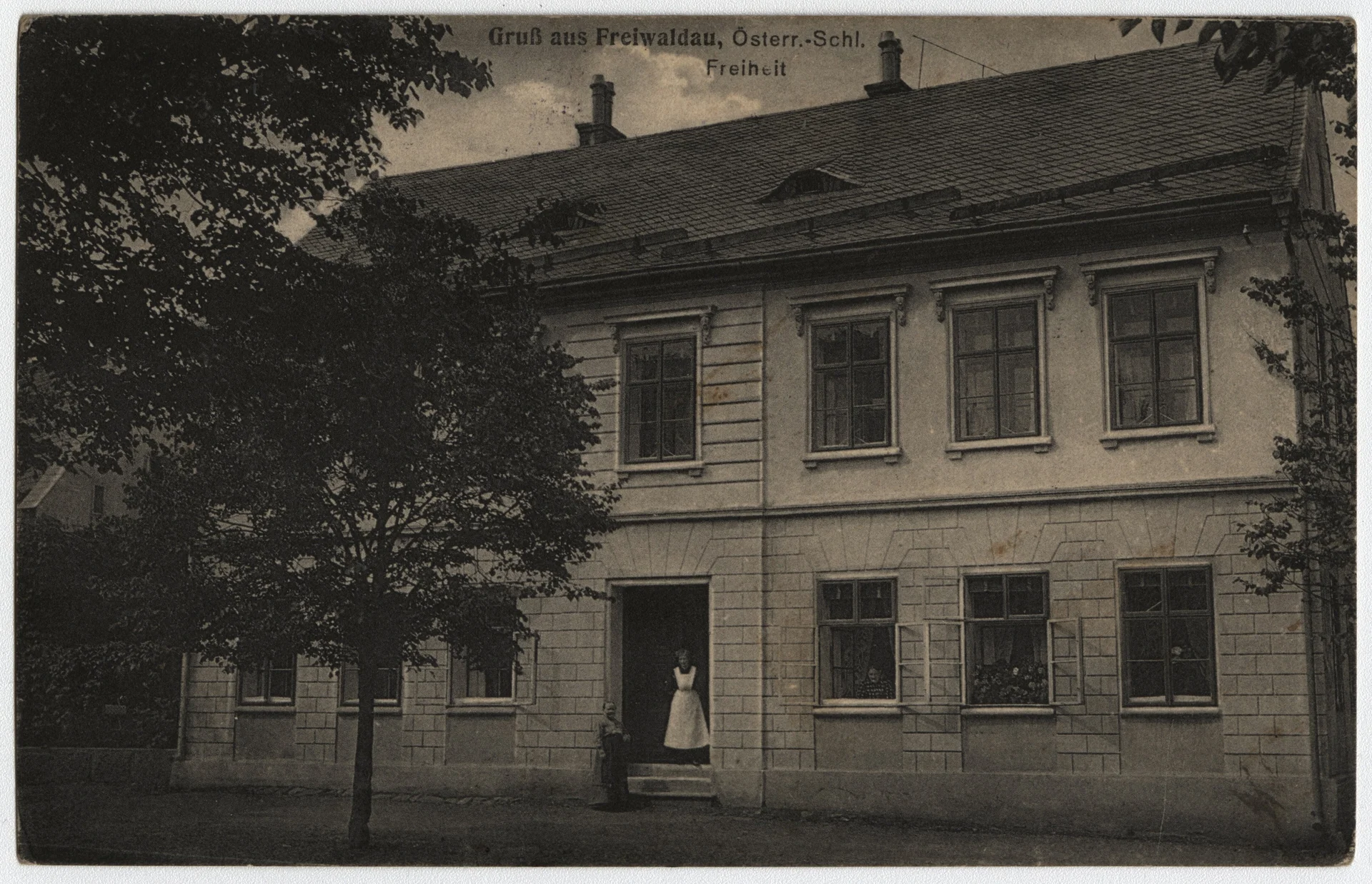 Náhledový obrázek předmětu Dům na náměstí Svobody / Freiheit (pohlednice)