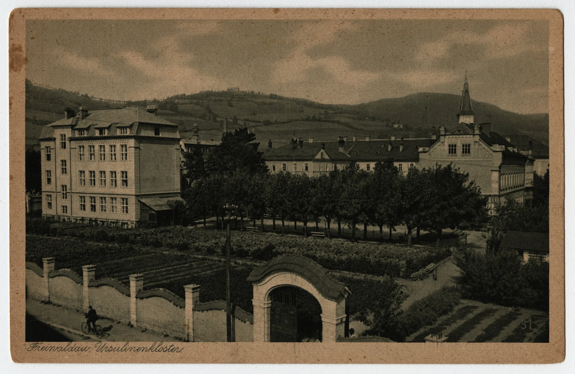 Náhledový obrázek předmětu Klášter / Ursulinenkloster v Jeseníku (pohlednice)