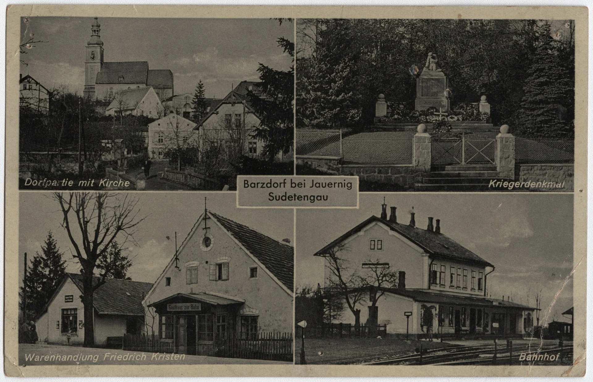 Náhledový obrázek předmětu Bernartice (poštovní dopisnice)