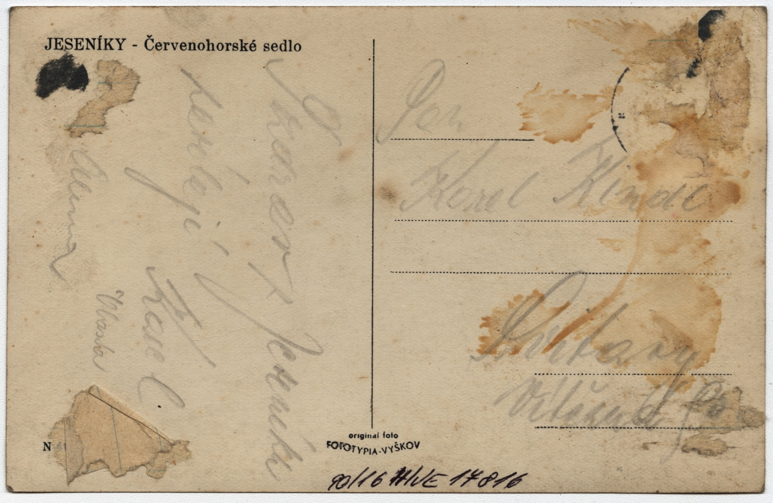 Náhledový obrázek Červenohorské sedlo (pohlednice) - 2