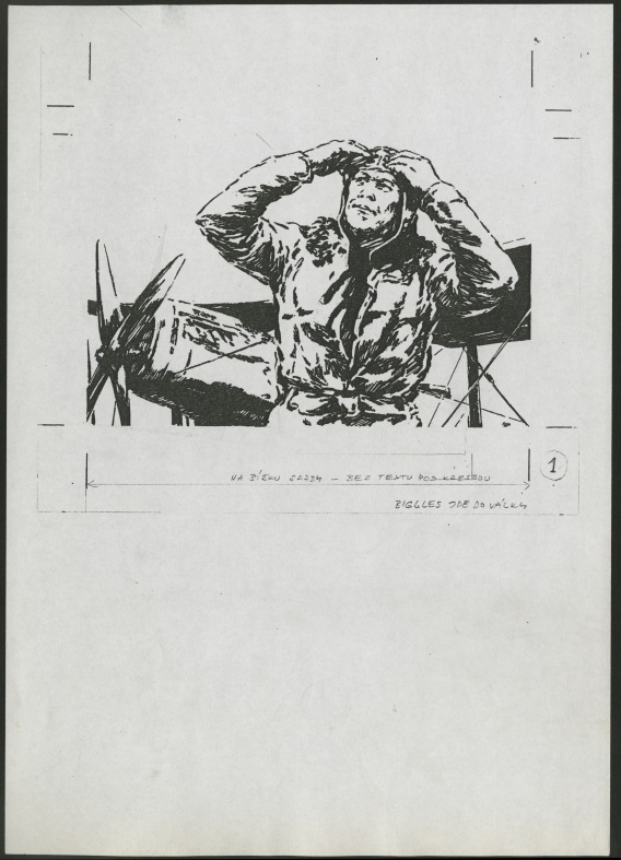 Náhledový obrázek Ilustrace - Biggles jde do války - 1