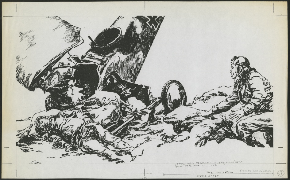 Náhledový obrázek Ilustrace - Biggles jde do války - 1