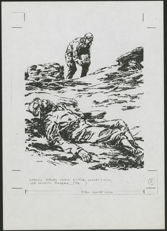 Náhledový obrázek Ilustrace - Biggles jde do války - 1