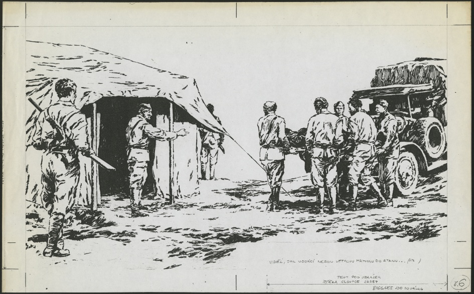 Náhledový obrázek Ilustrace - Biggles jde do války - 1