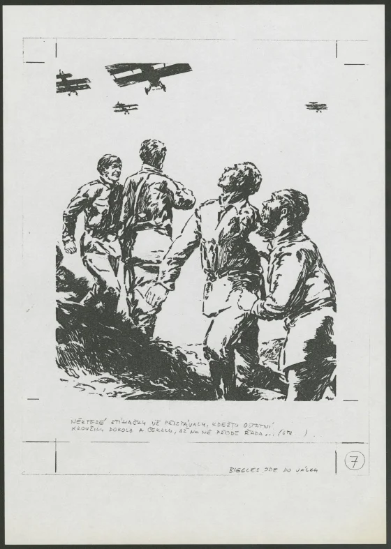 Náhledový obrázek předmětu Ilustrace - Biggles jde do války