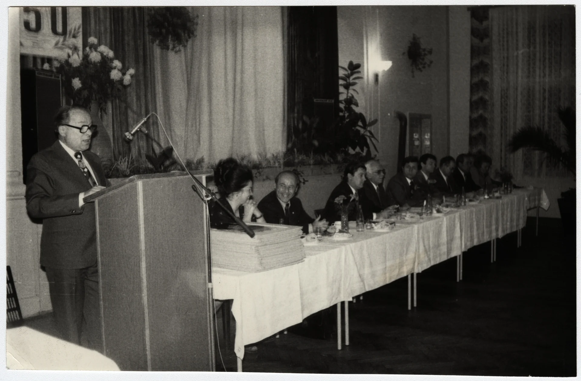 Náhledový obrázek předmětu Oslava 150. výročí založení lázní (čb. fotografie)