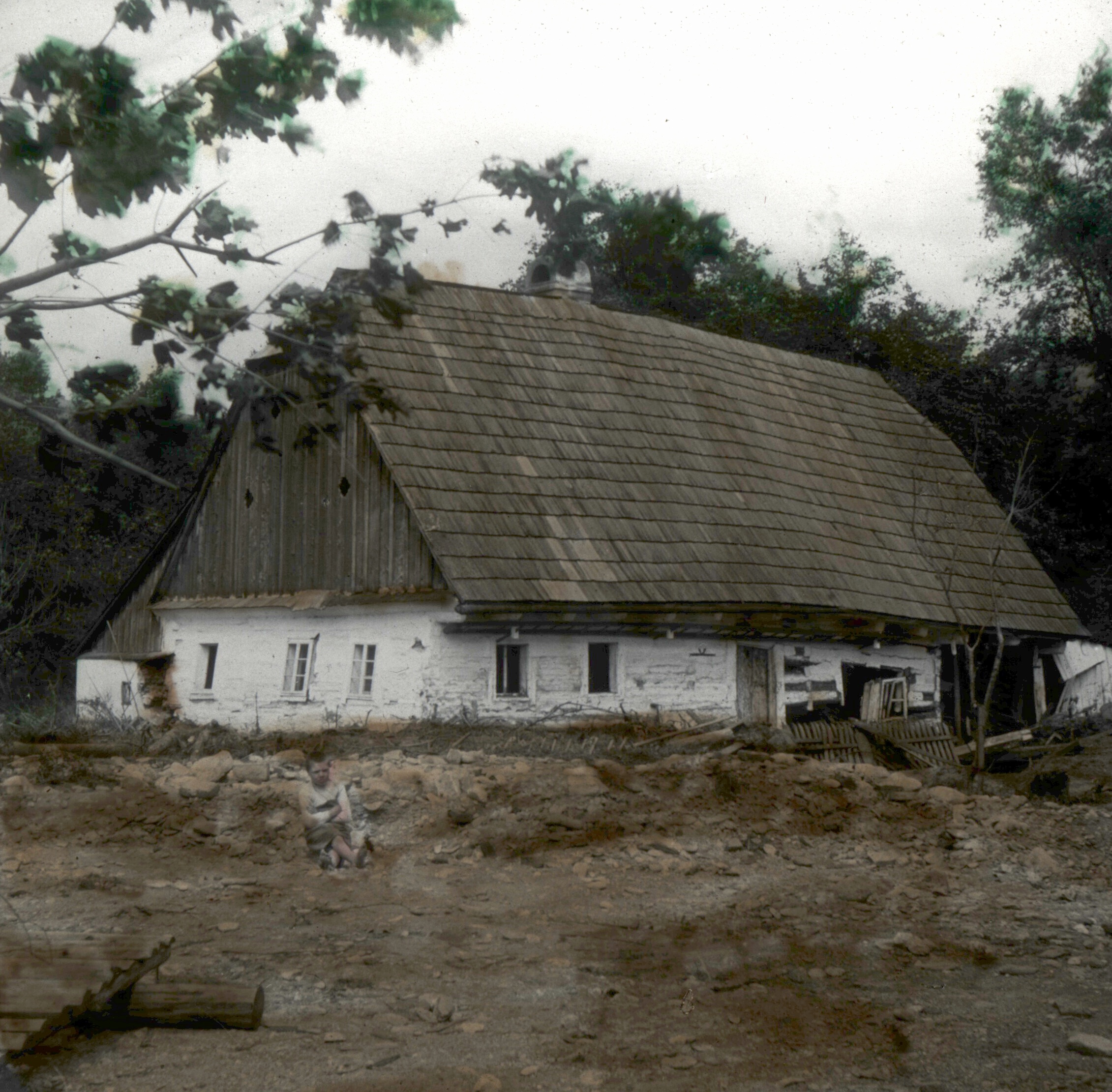 Náhledový obrázek Povodeň r. 1903: Jesenicko (skleněný stereodiapozitiv) - 2