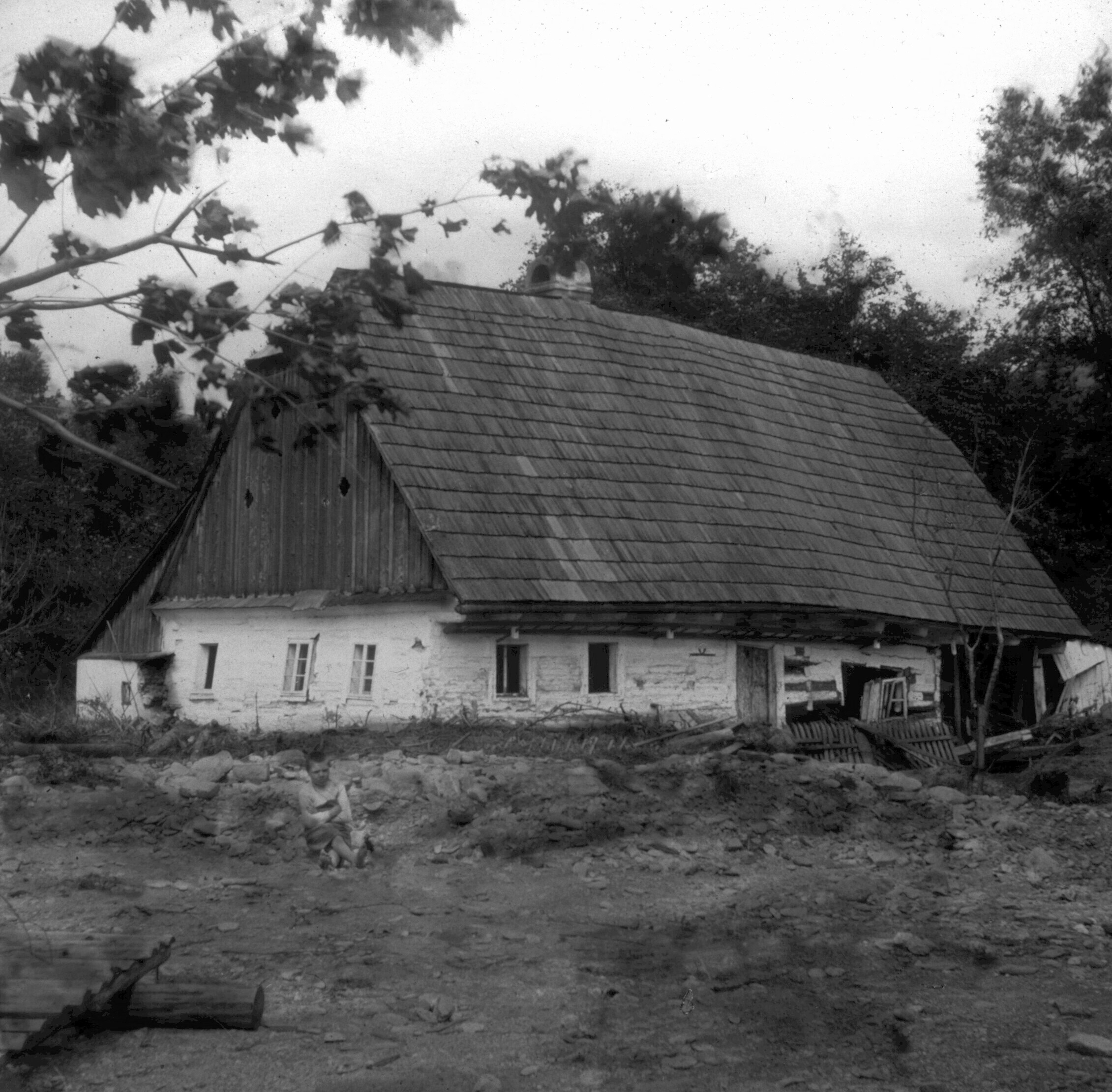 Náhledový obrázek Povodeň r. 1903: Jesenicko (skleněný stereodiapozitiv) - 1