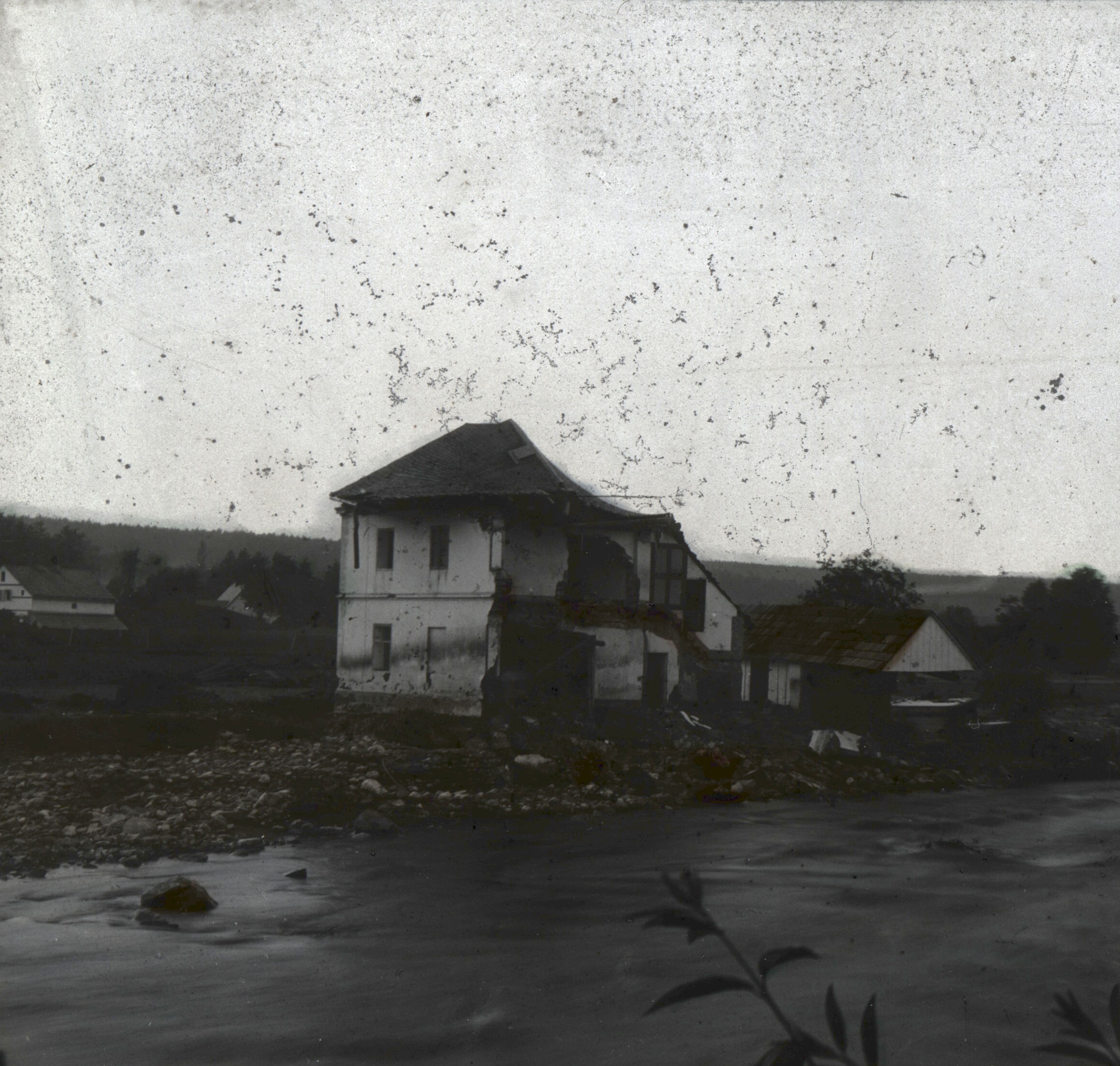 Náhledový obrázek Povodeň r. 1903: Jesenicko (skleněný stereodiapozitiv) - 2