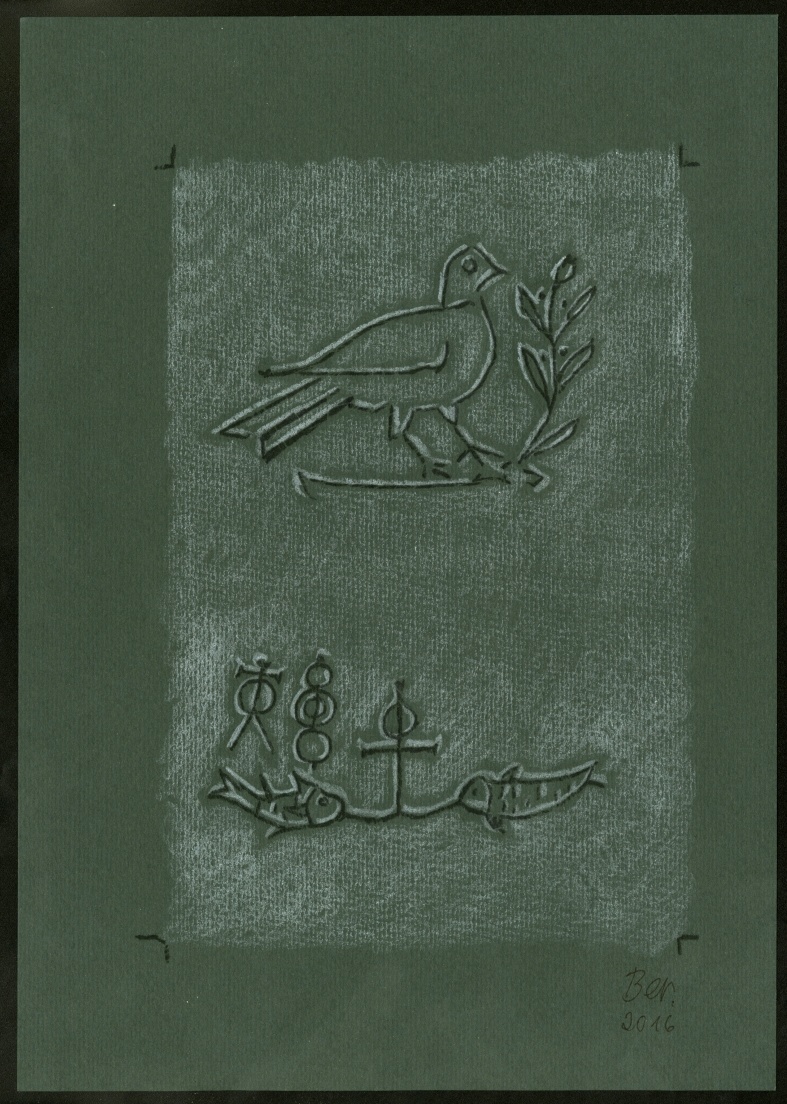 Náhledový obrázek Ilustrace pro obálku - Sám s Bohem - 1