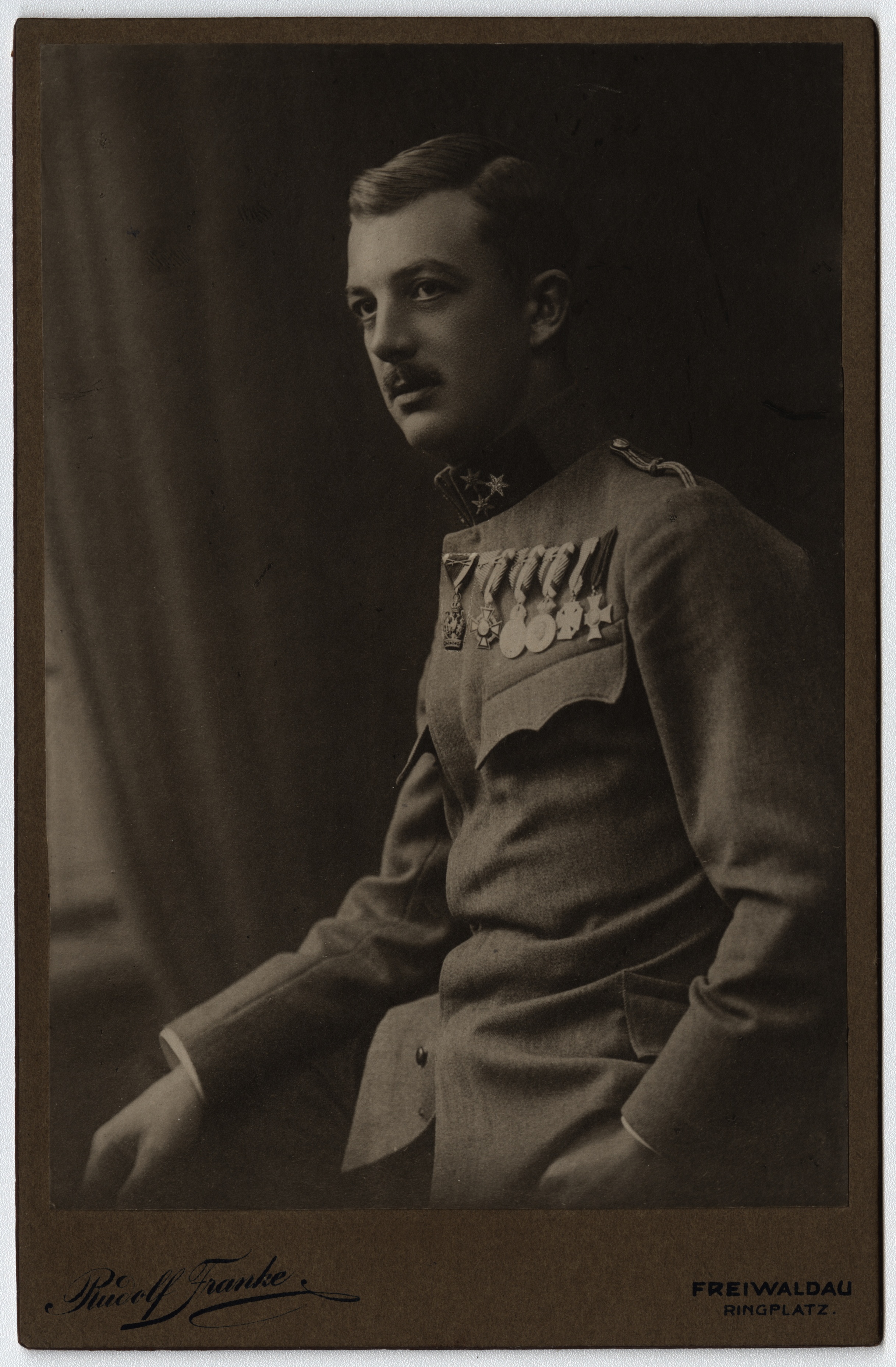 Náhledový obrázek Johann Friedrich (černobílá fotografie) - 1