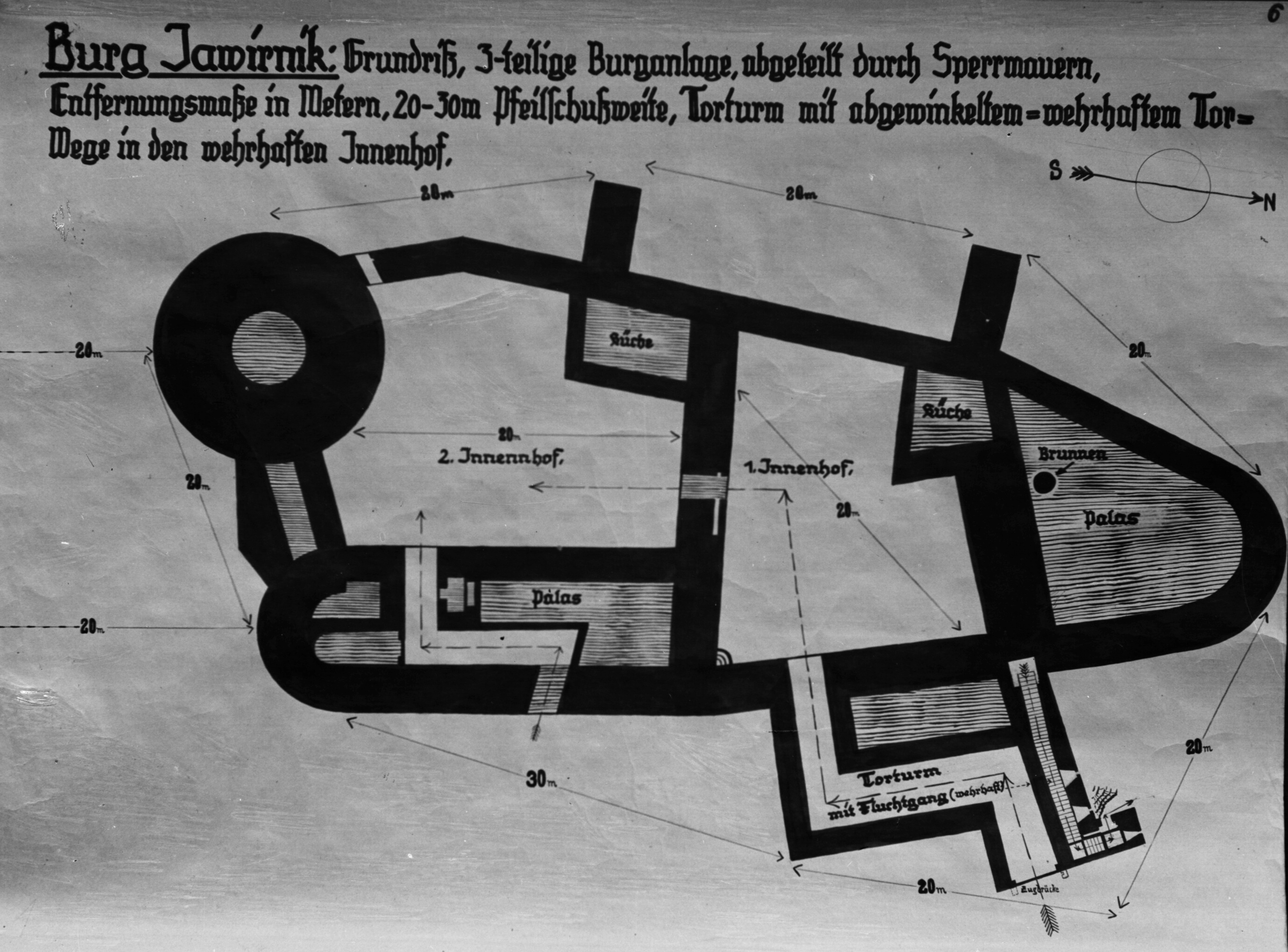 Náhledový obrázek Rekonstrukce hradu Jawirnik (fotografická reprodukce) - 1