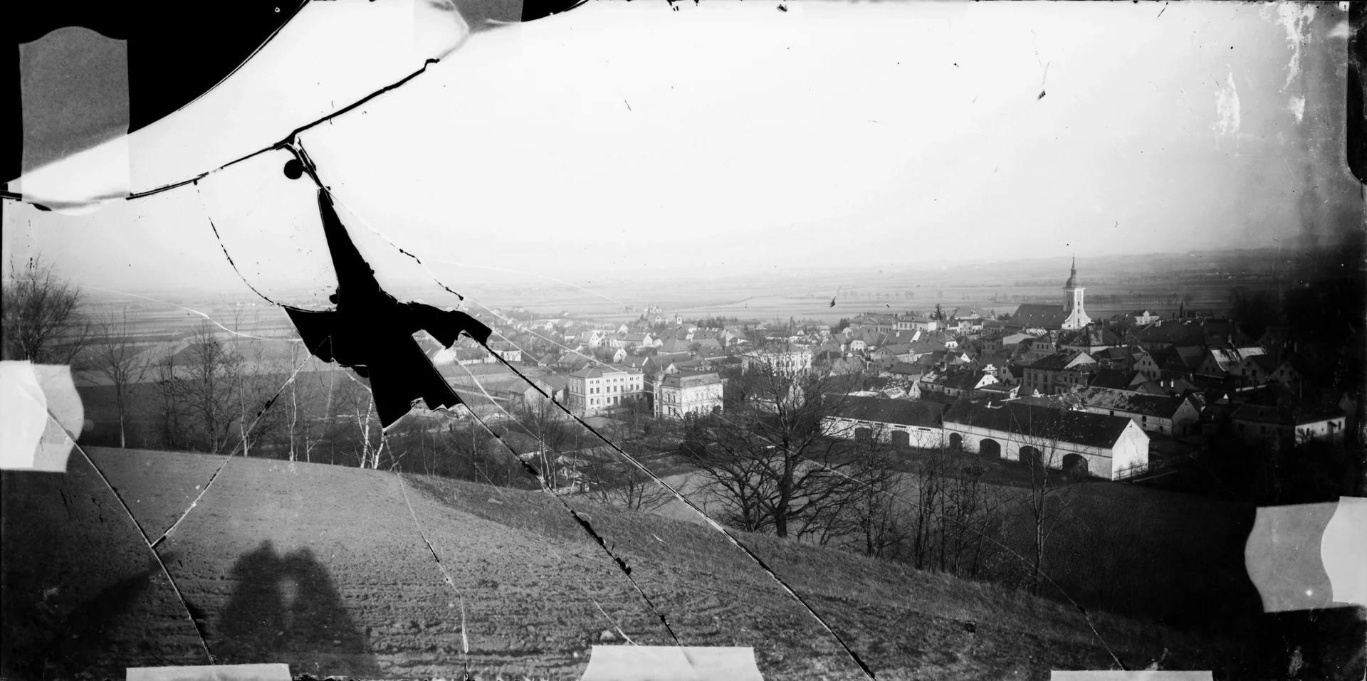 Náhledový obrázek předmětu Město Javorník (skleněný negativ)
