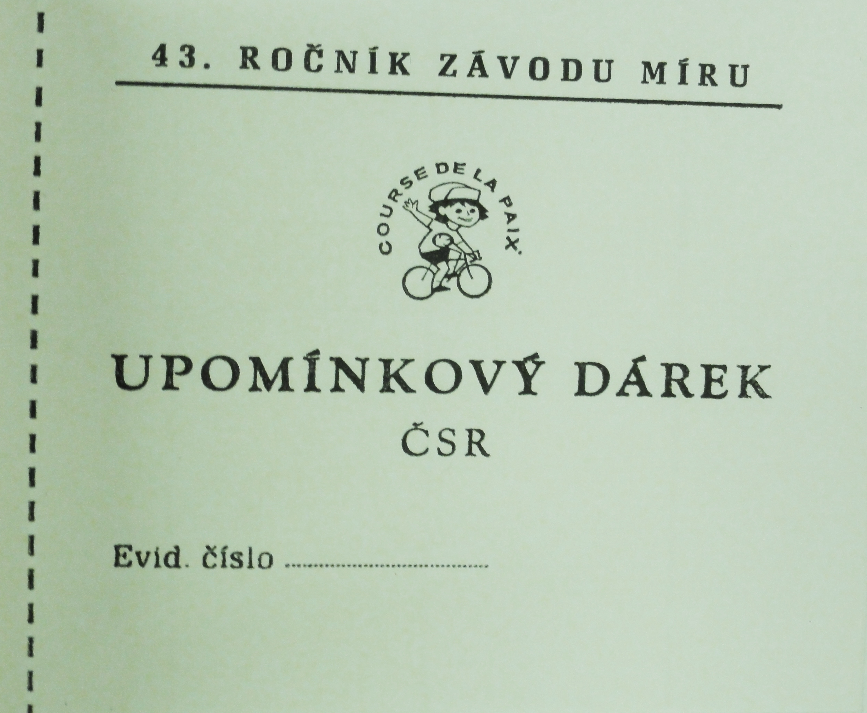 Náhledový obrázek Poukázky pro účastníky Závodu míru - 3