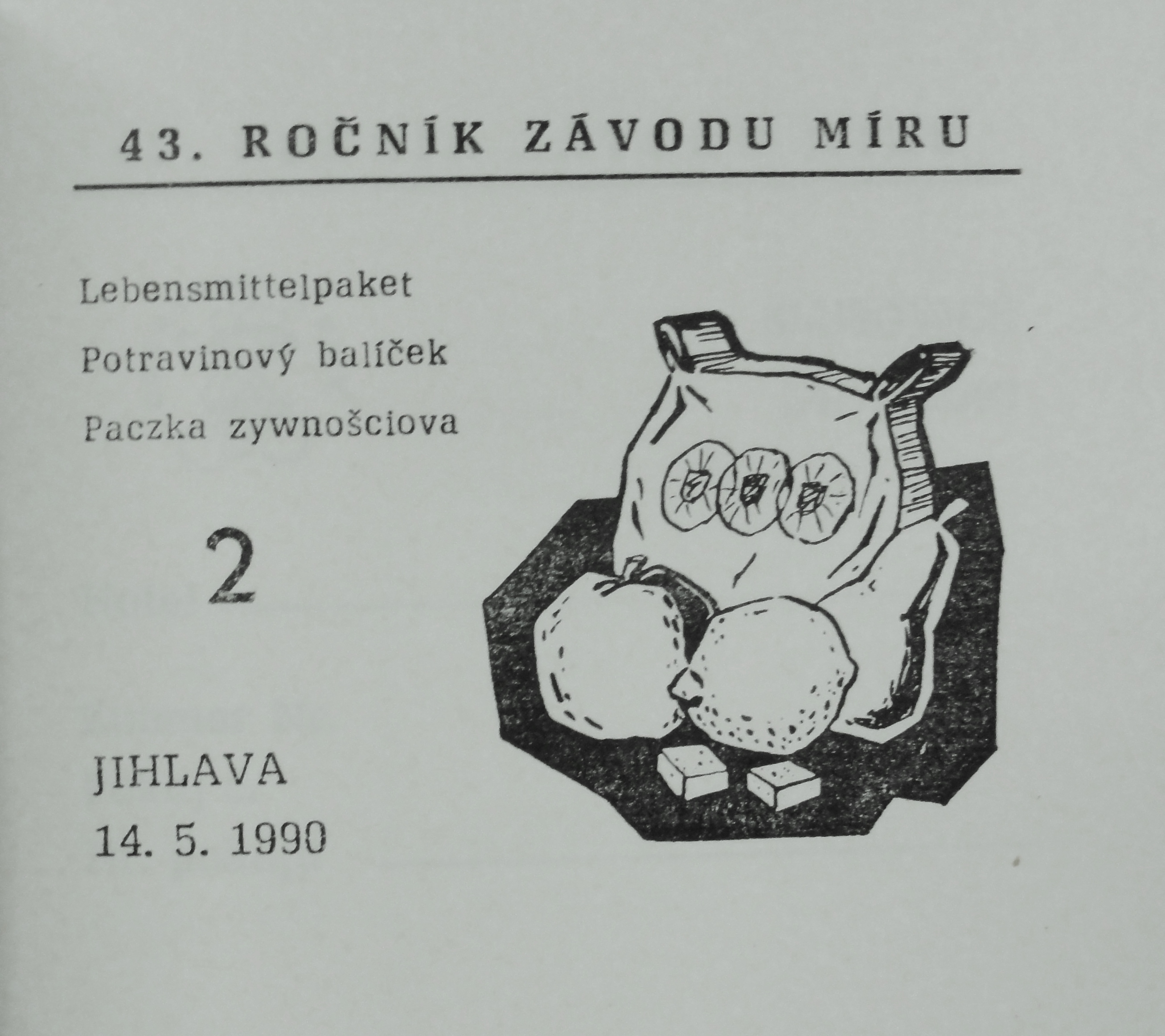Náhledový obrázek Poukázky pro účastníky Závodu míru - 2