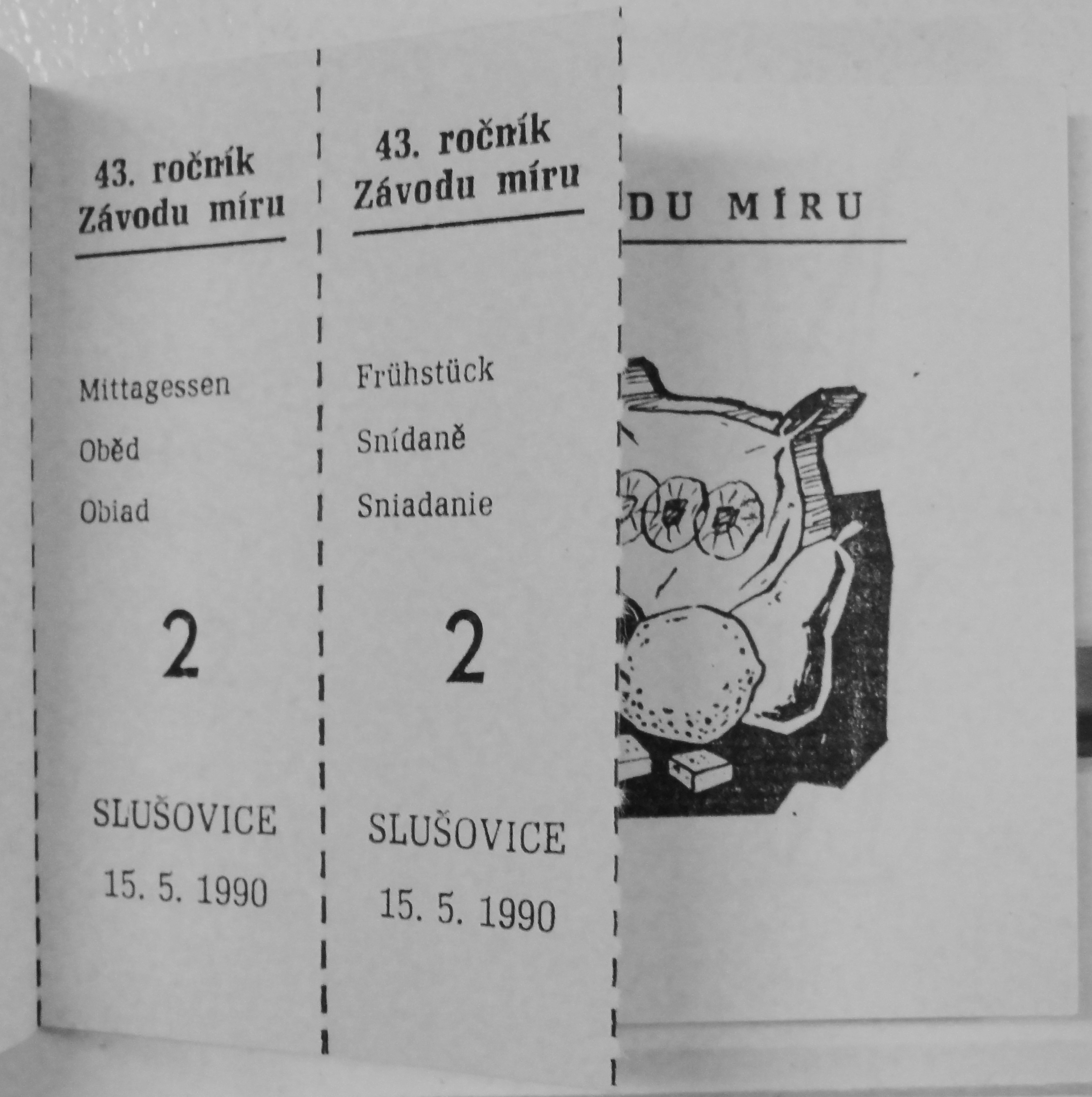 Náhledový obrázek Poukázky pro účastníky Závodu míru - 1