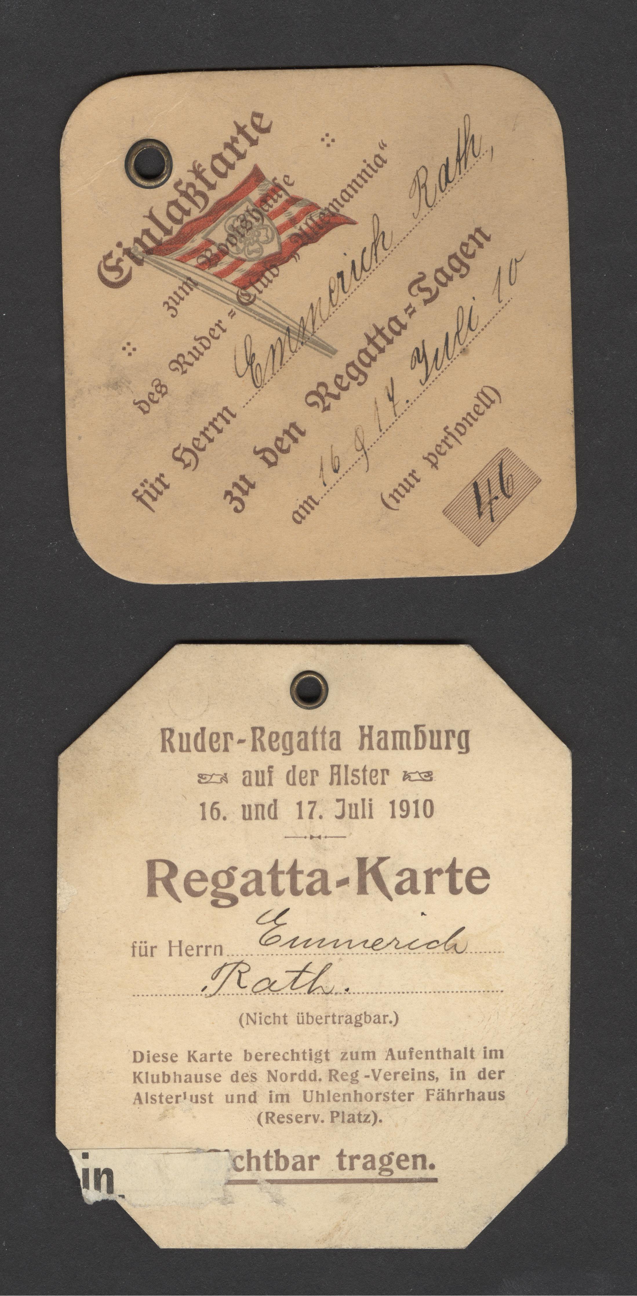 Náhledový obrázek Ruder Regatta Hamburg. Vstupenky - 1