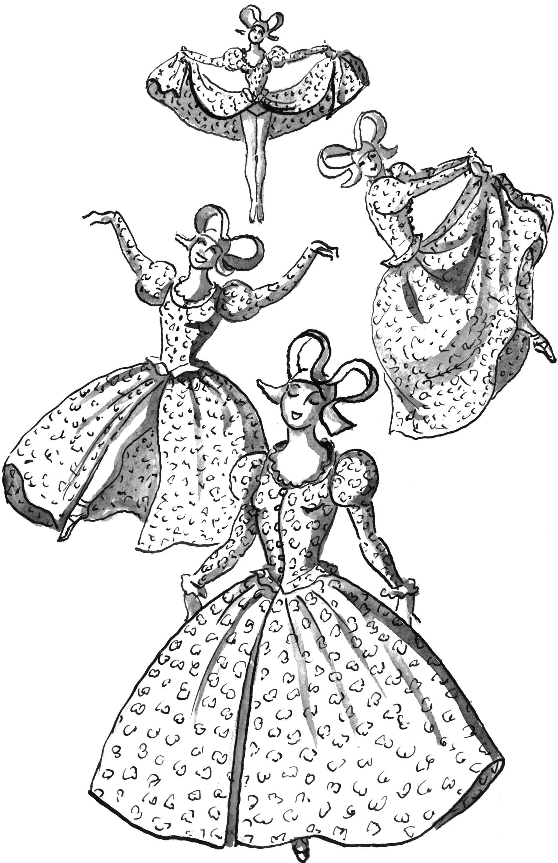Náhledový obrázek předmětu kostýmní návrh: Paříž hraje prim