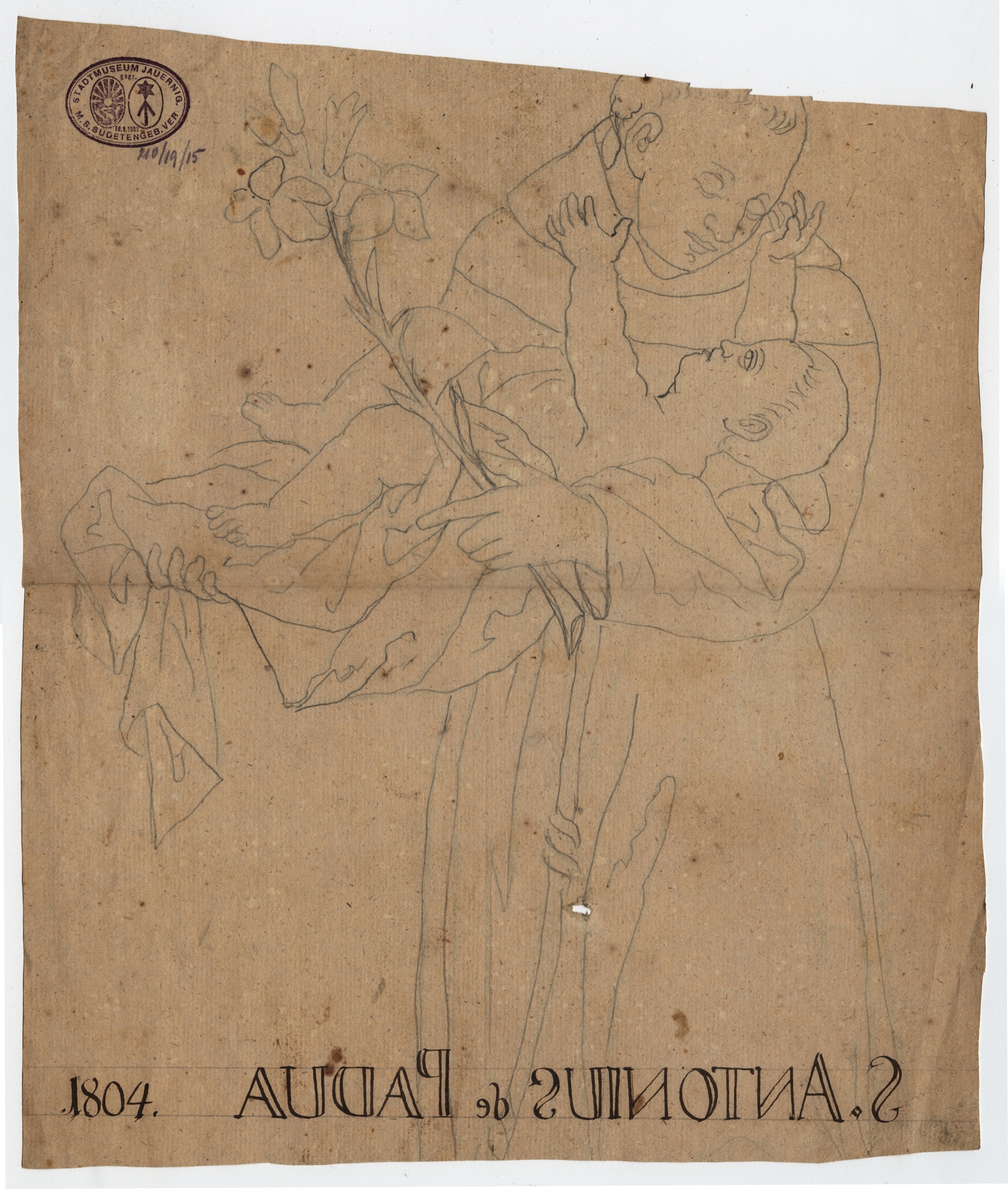 Náhledový obrázek Josef Neugebauer: Svatý Antonín Paduánský (1804) - 2