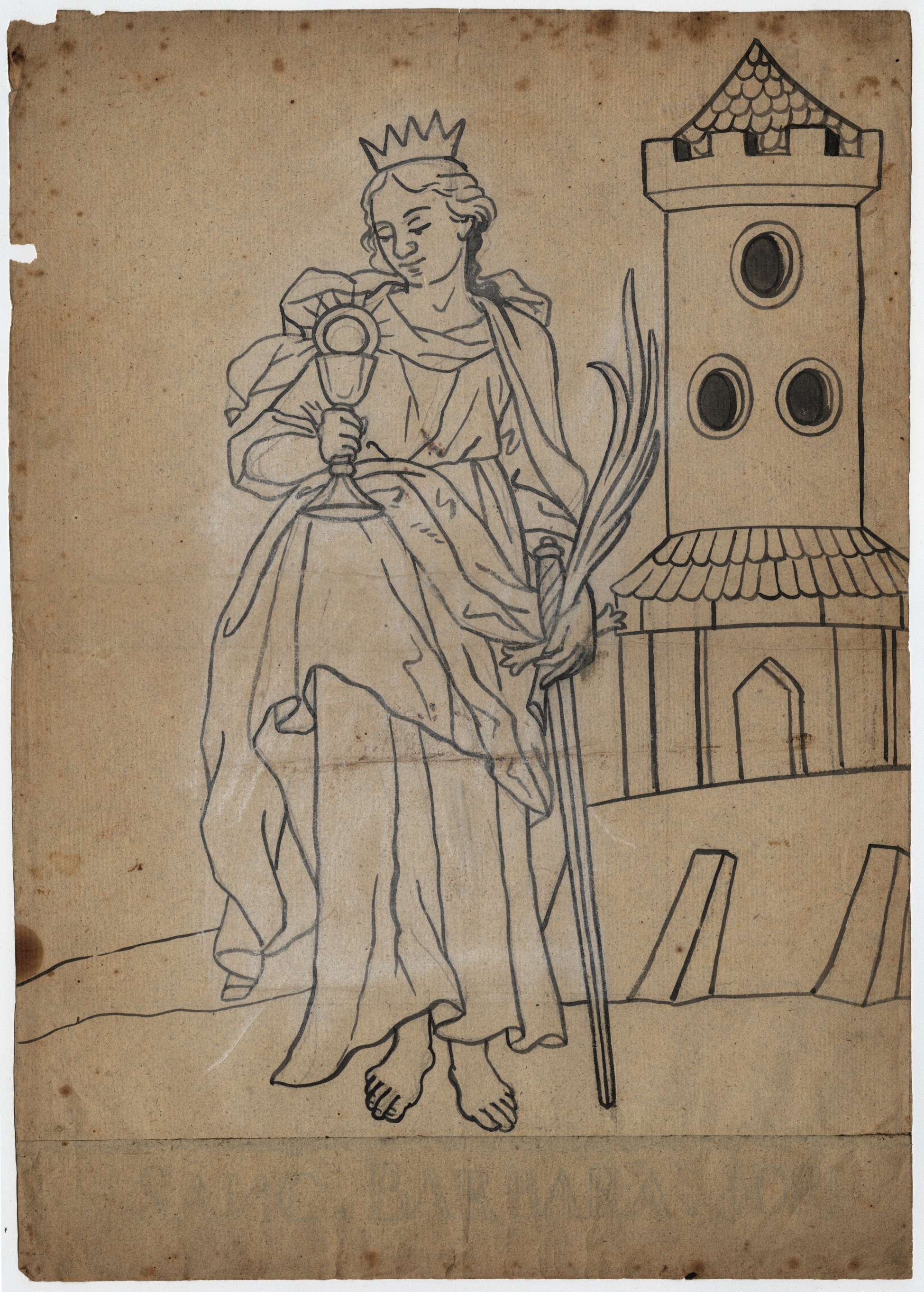 Náhledový obrázek Josef Neugebauer: Svatá Barbora (1804) - 2