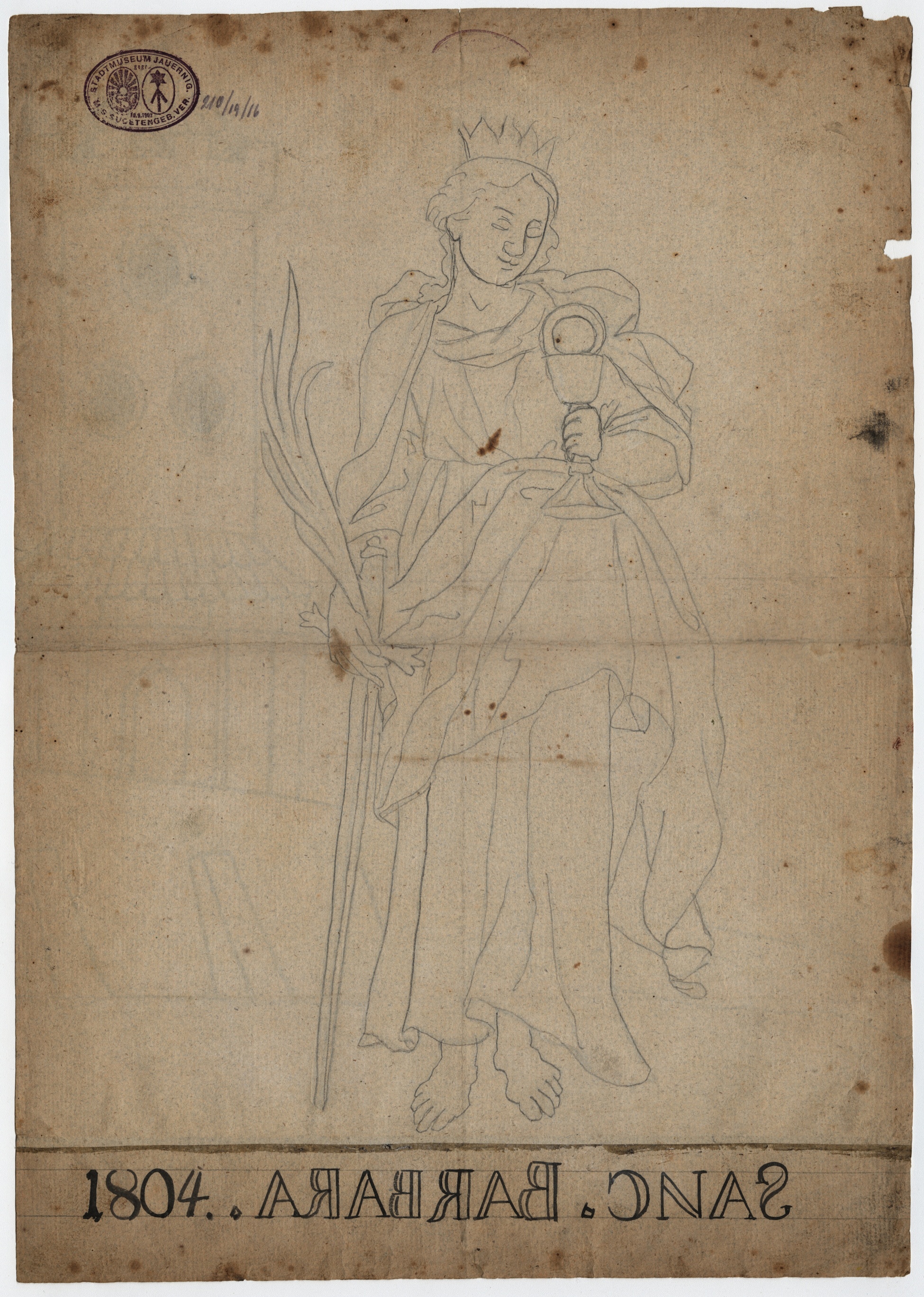 Náhledový obrázek Josef Neugebauer: Svatá Barbora (1804) - 1