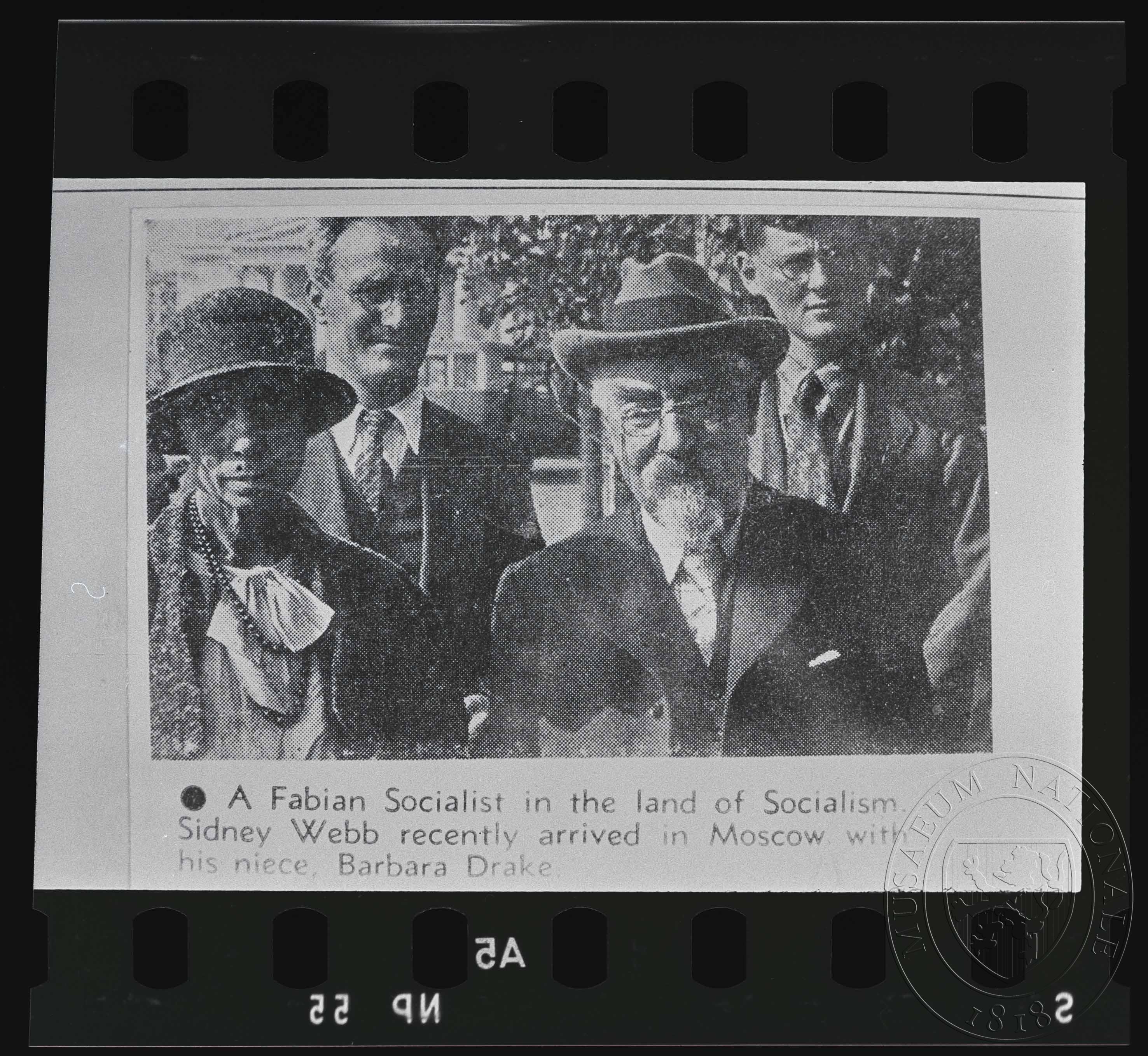 Náhledový obrázek Fotografie, britský socialistický politik Sidney Webb - 1
