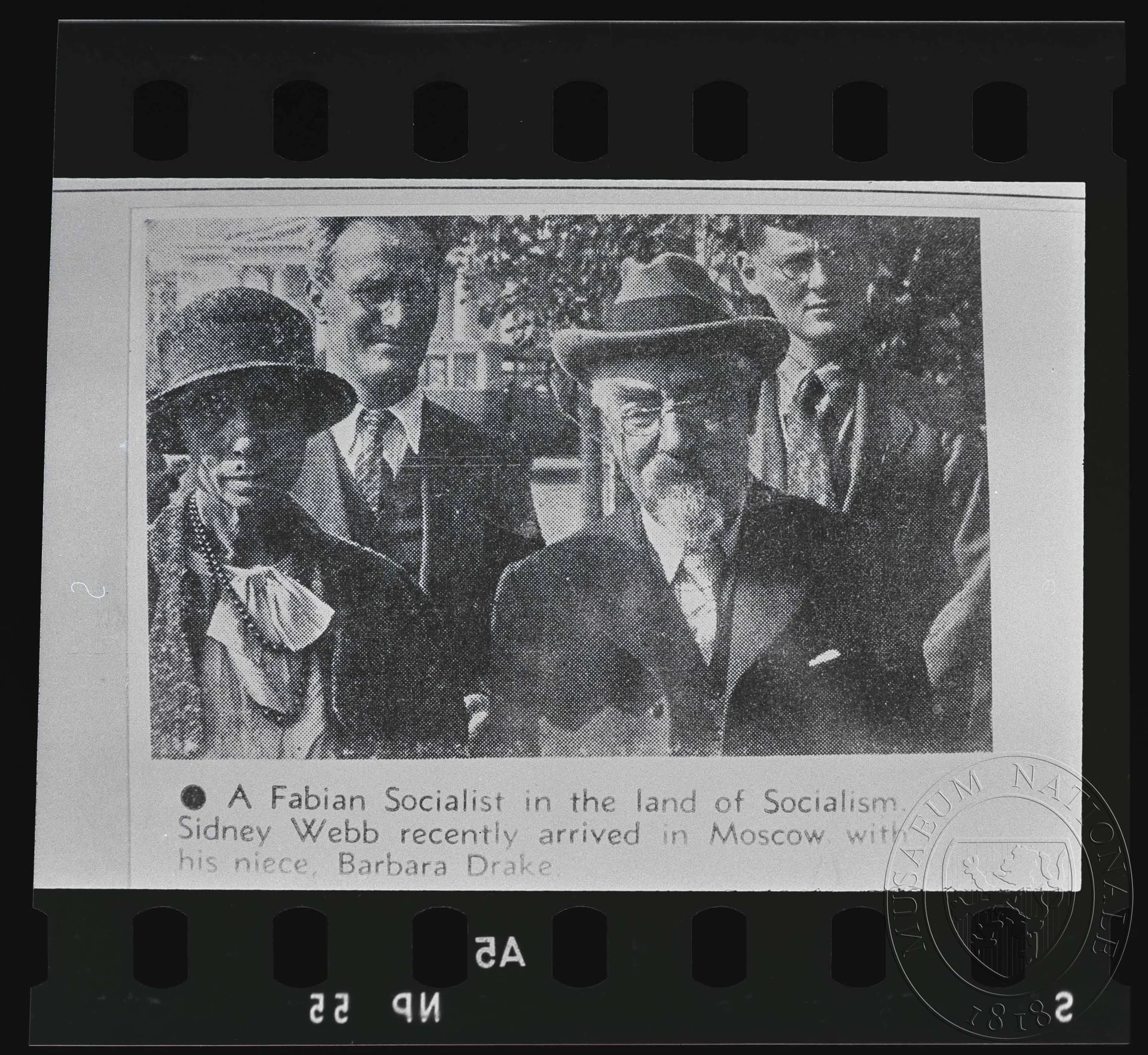 Obrázek Fotografie, britský socialistický politik Sidney Webb